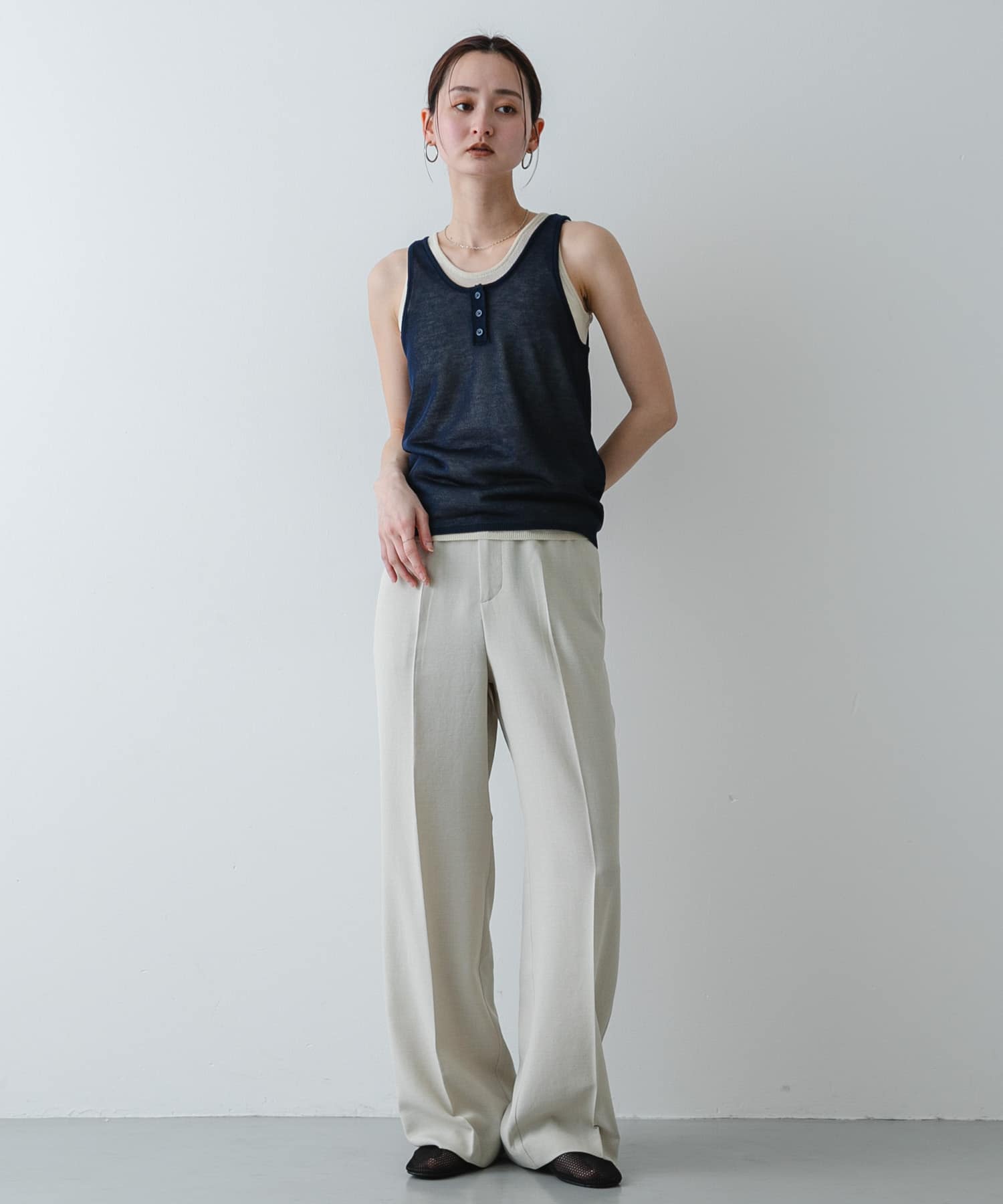 身長：169cm サイズ：one