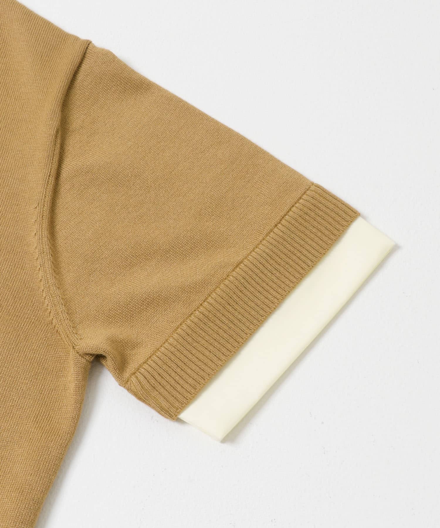 『洗濯可』シャツドッキングカーディガン CAMEL One