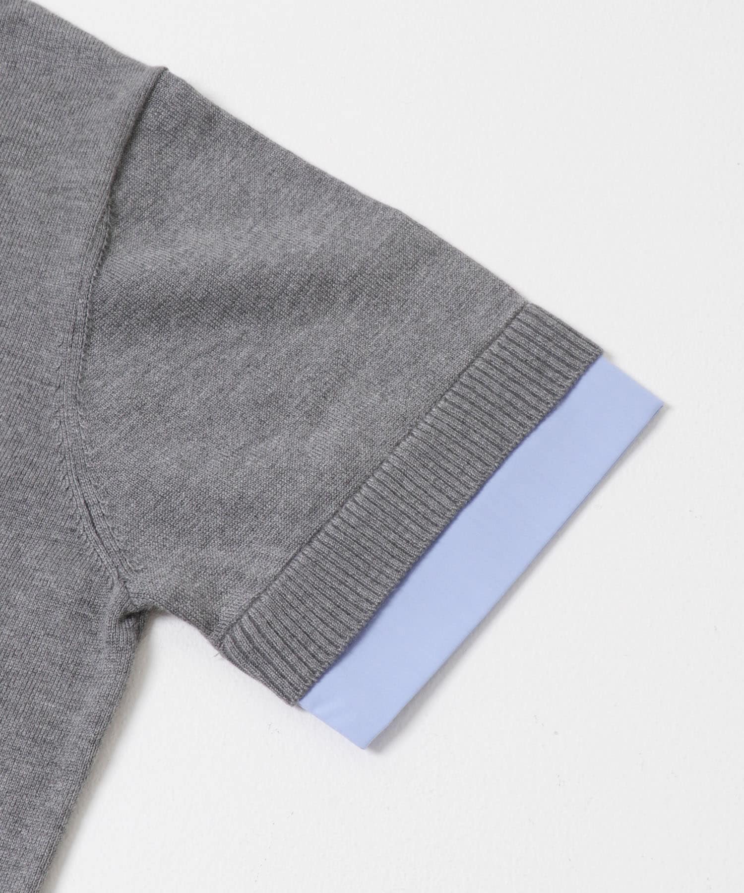 『洗濯可』シャツドッキングカーディガン GRAY One