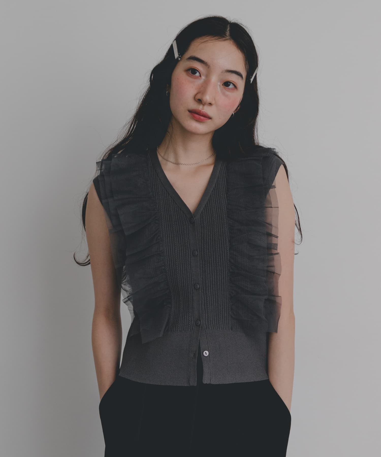 身長：164cm サイズ：one