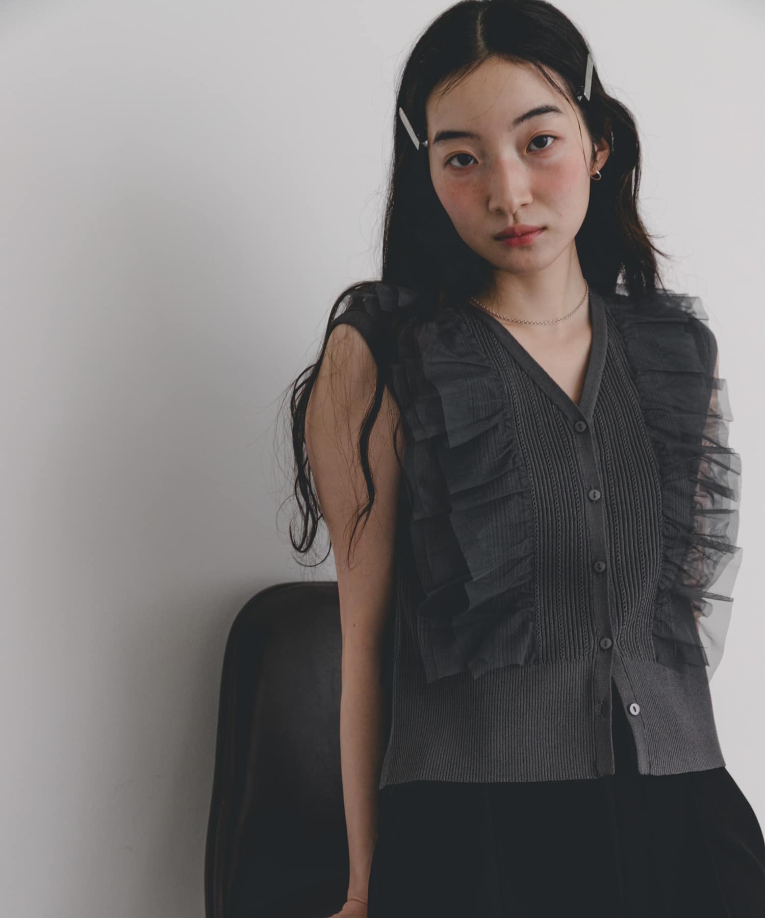 身長：164cm サイズ：one