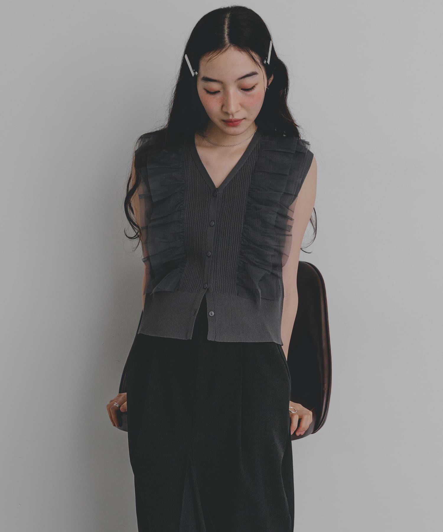 身長：164cm サイズ：one
