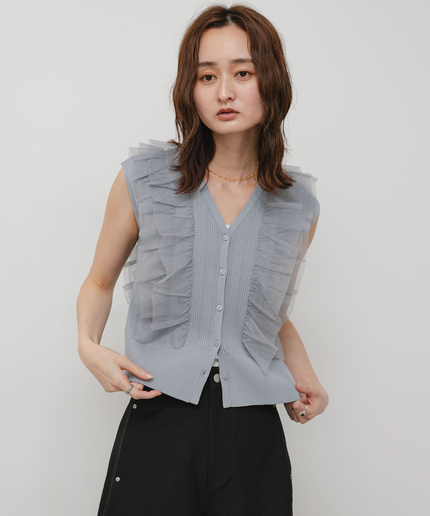 身長：169cm サイズ：one