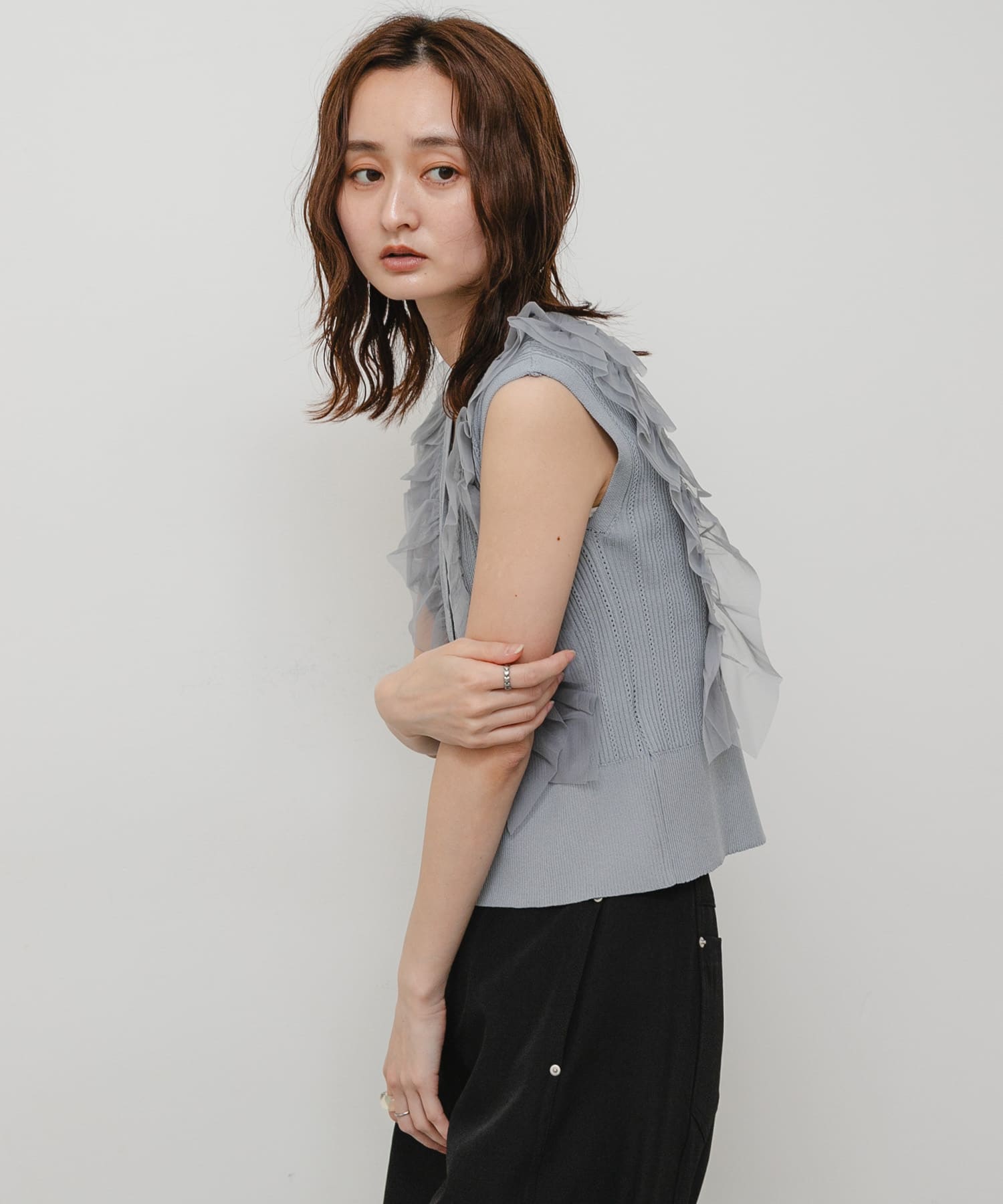 身長：169cm サイズ：one