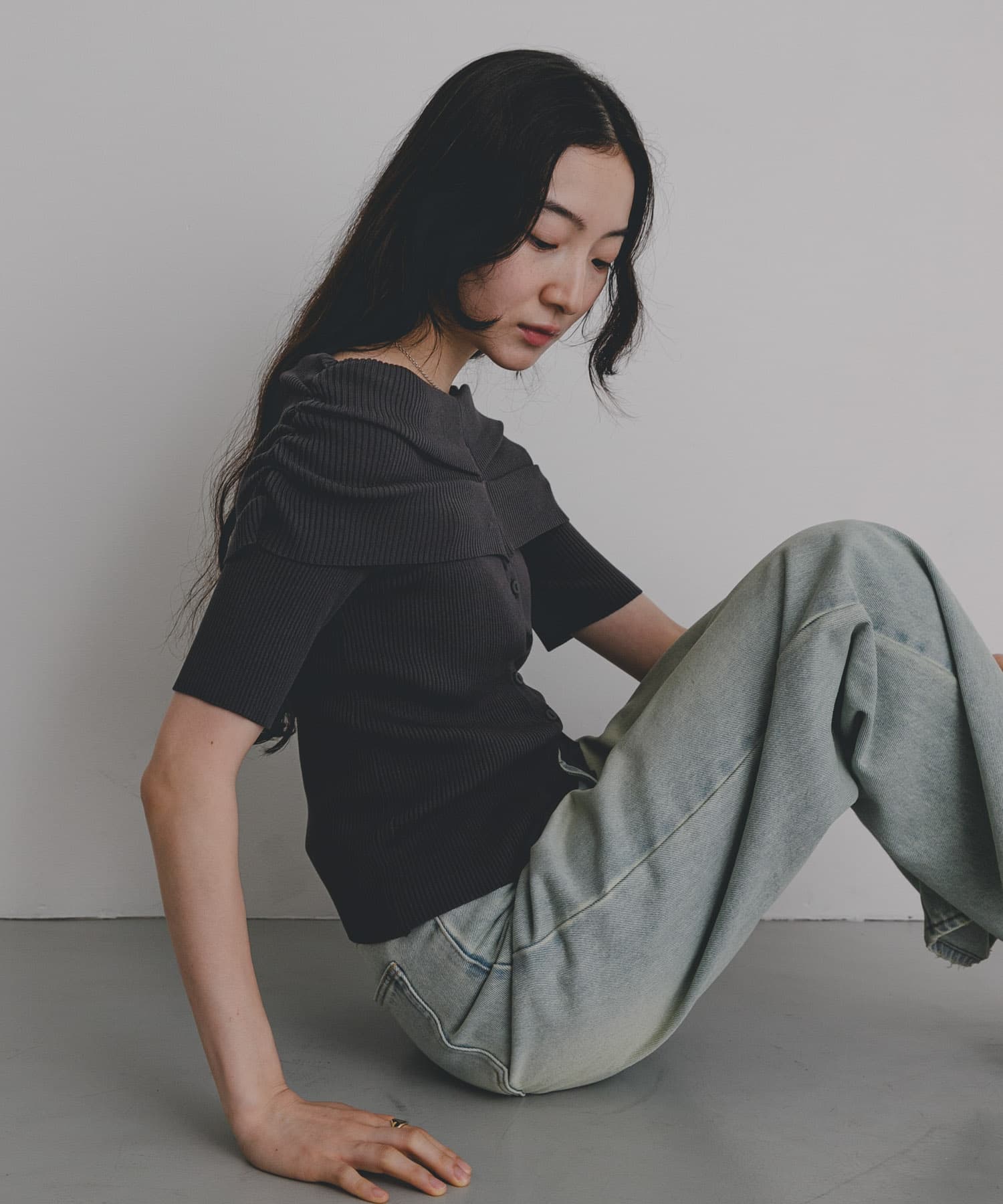 身長：164cm サイズ：one