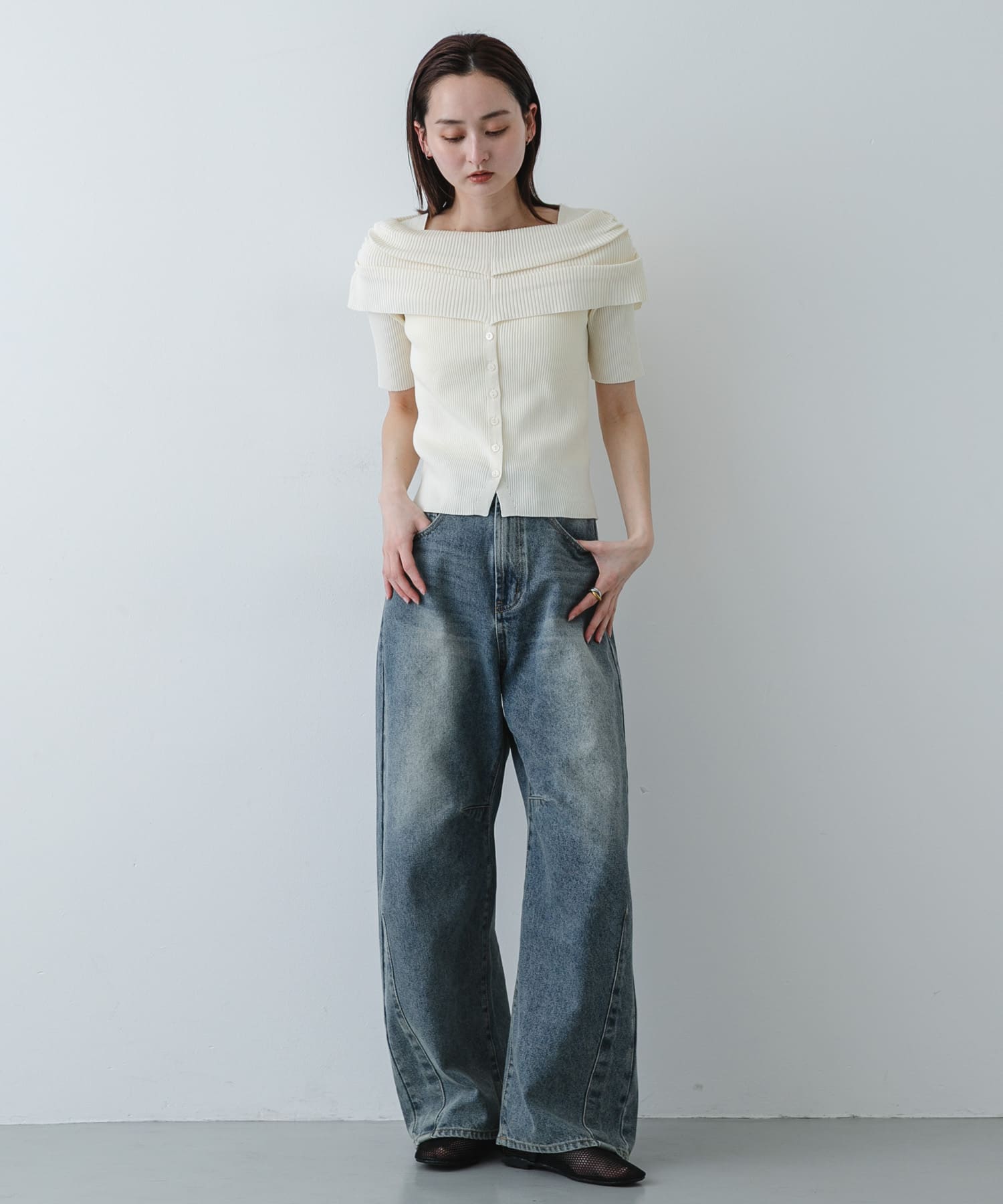 身長：169cm サイズ：one