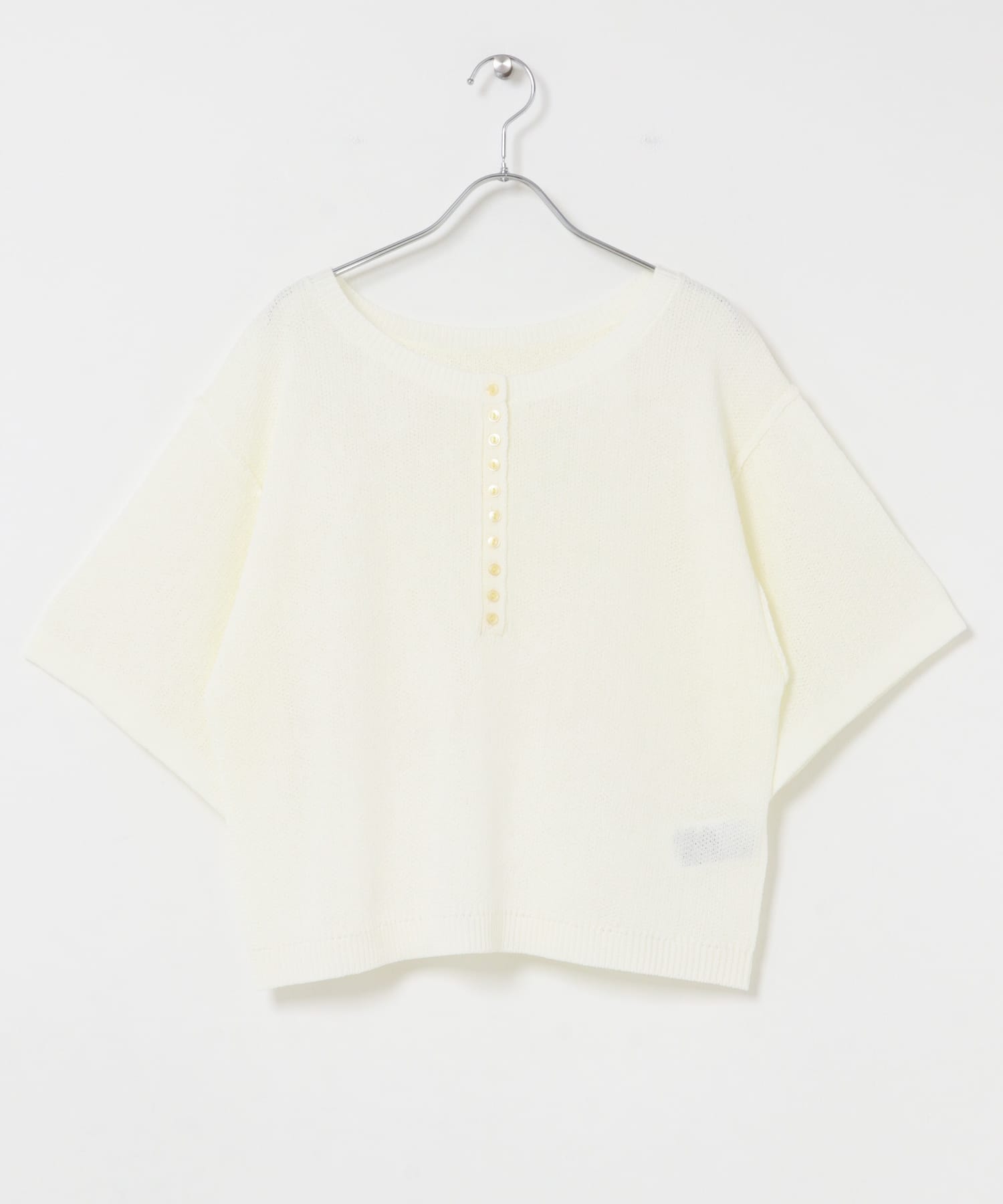 洗濯可』ヘンリーネックルーズセーター(One NAVY): トップス｜URBAN
