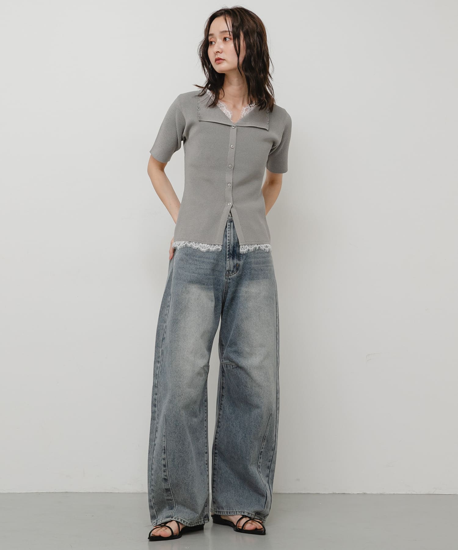 身長：169cm サイズ：one