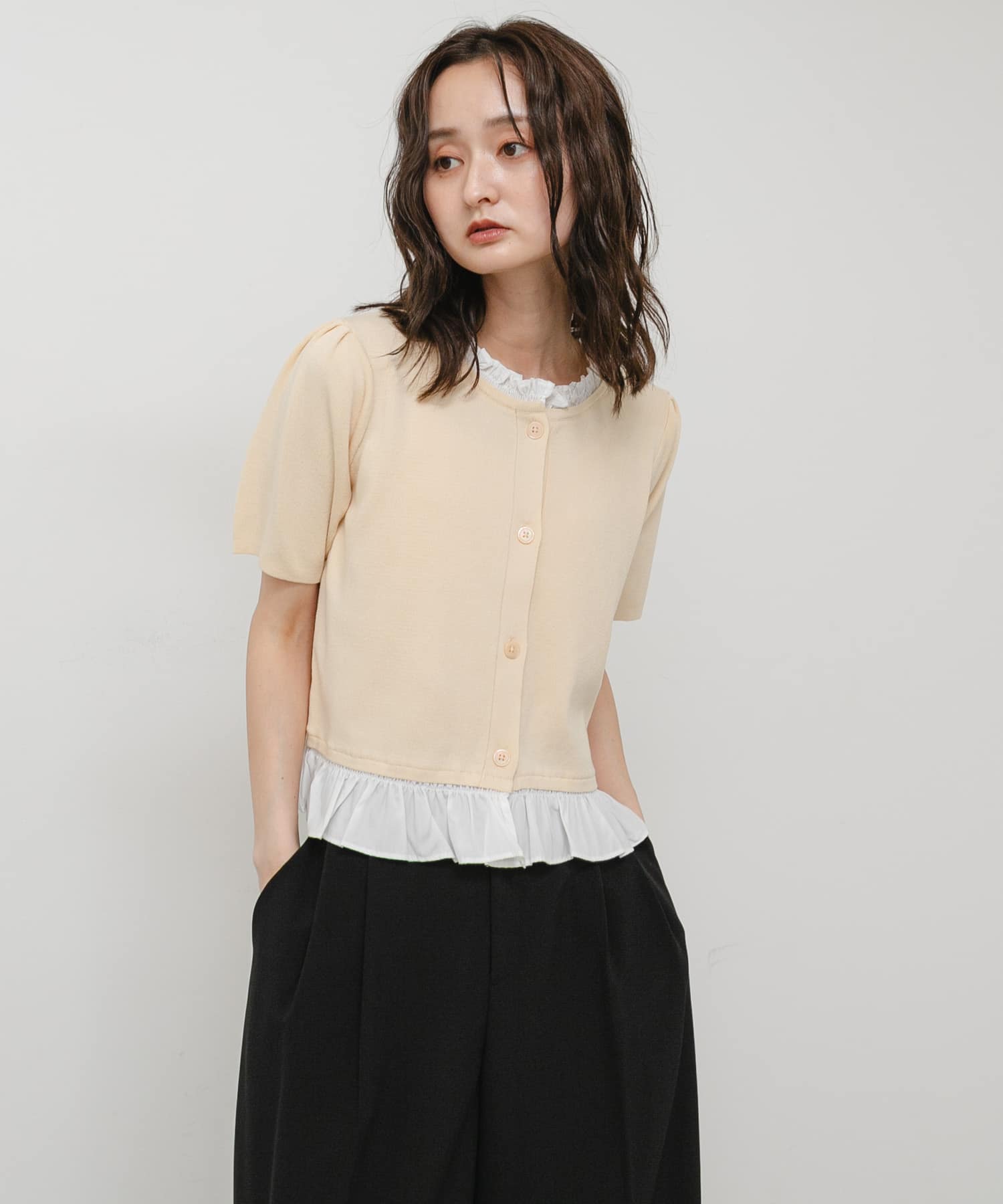 身長：169cm サイズ：one