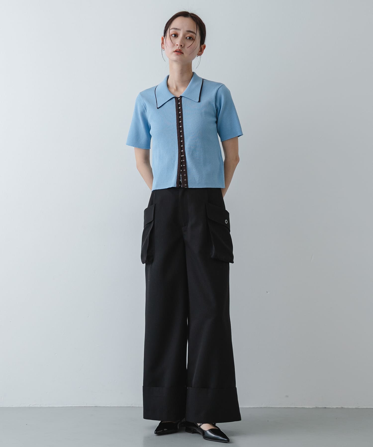 身長：169cm サイズ：one