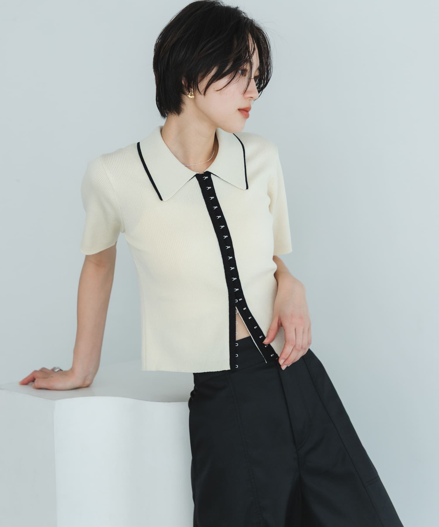 身長：166cm サイズ：one
