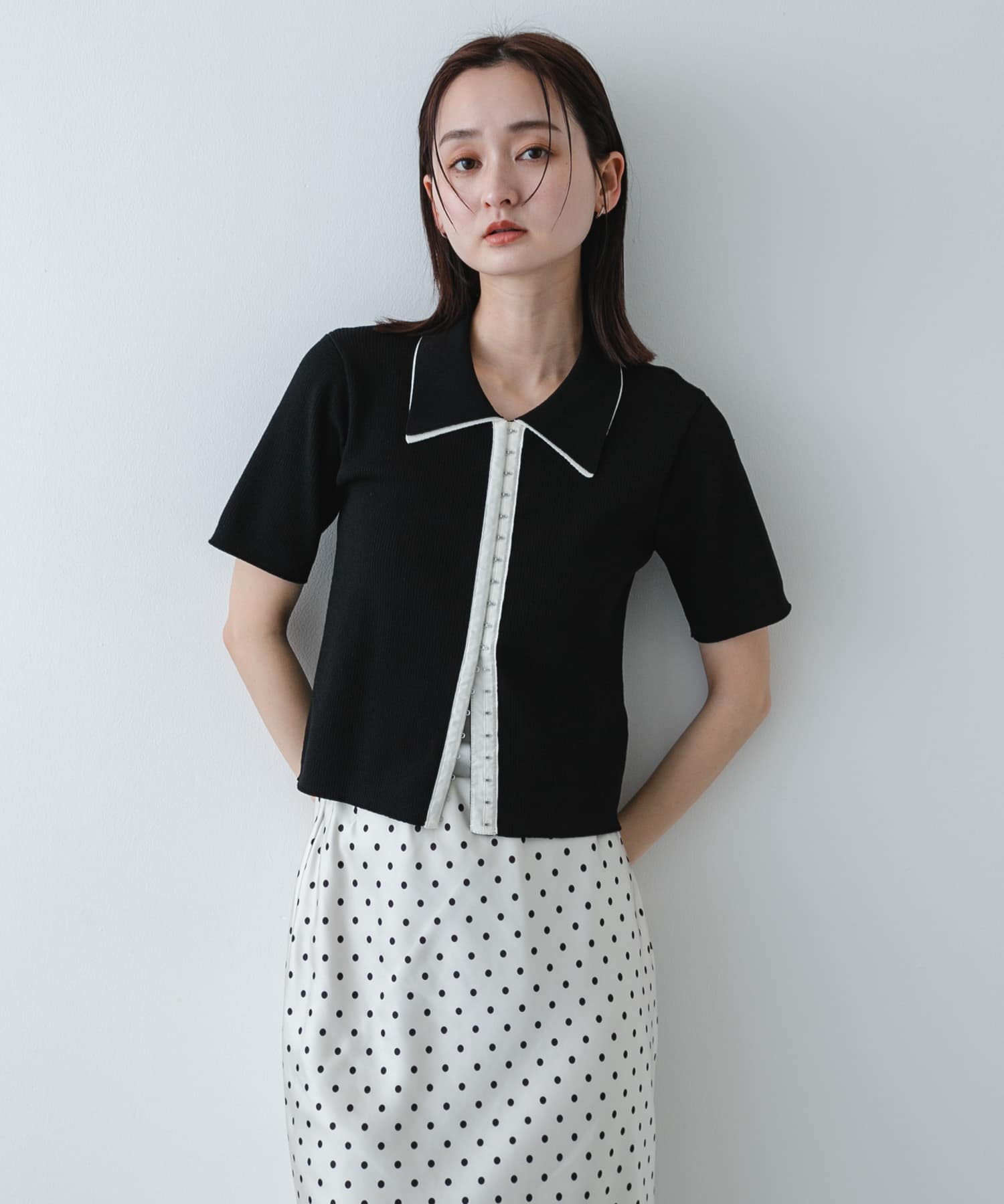 身長：169cm サイズ：one