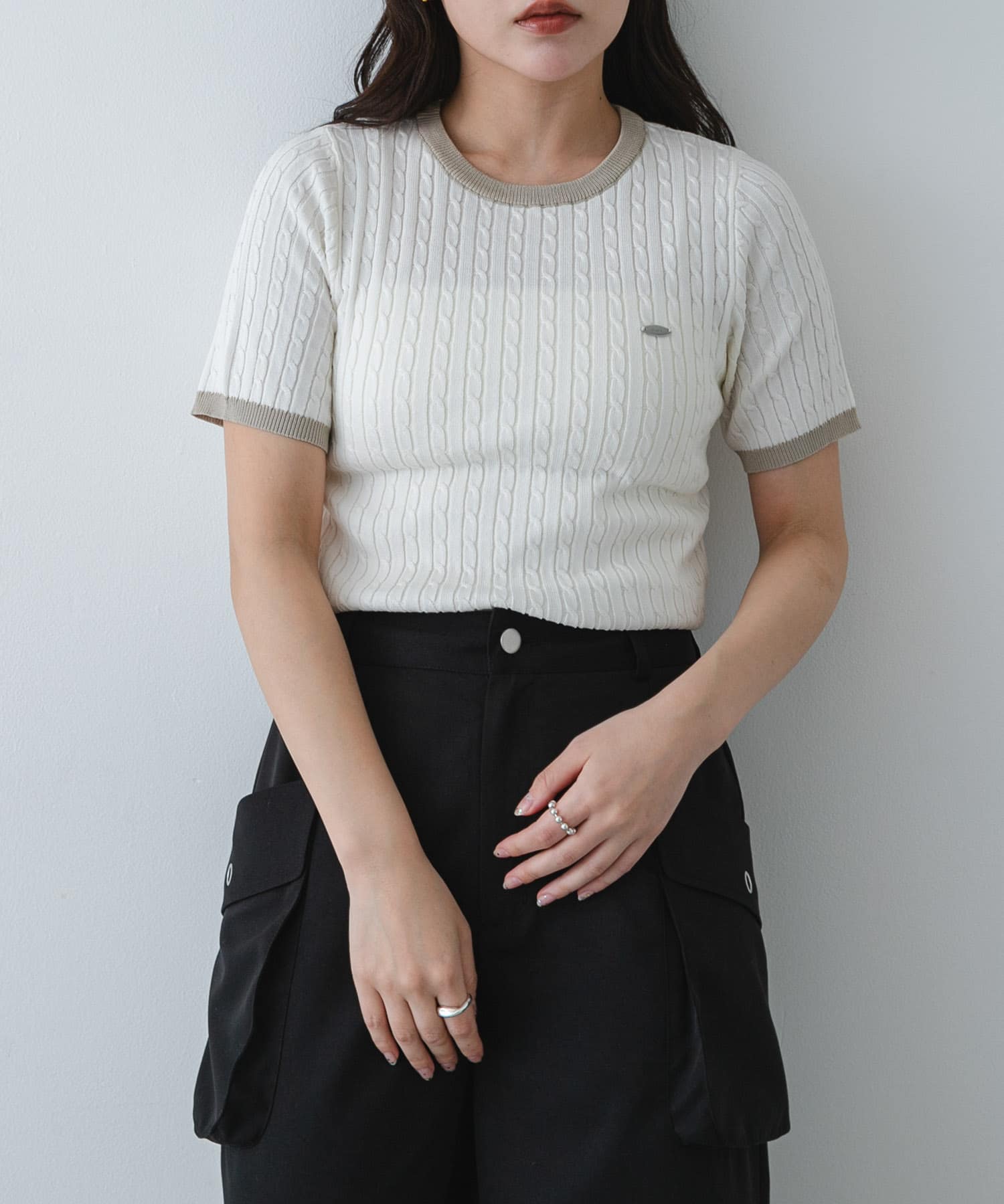 身長：158cm サイズ：one