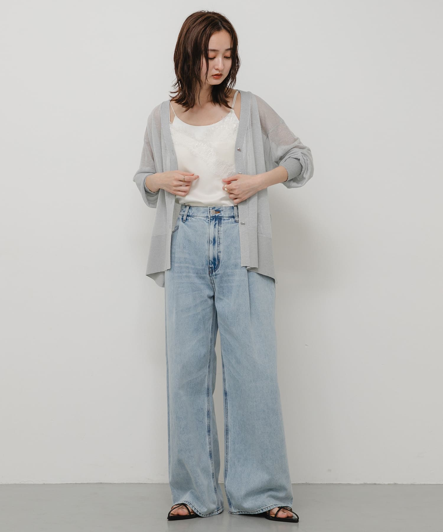 身長：169cm サイズ：one
