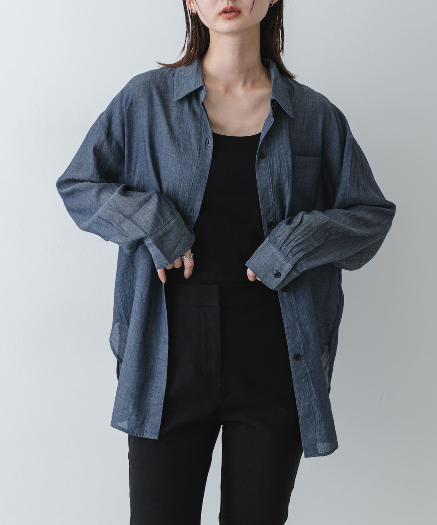身長：169cm サイズ：one