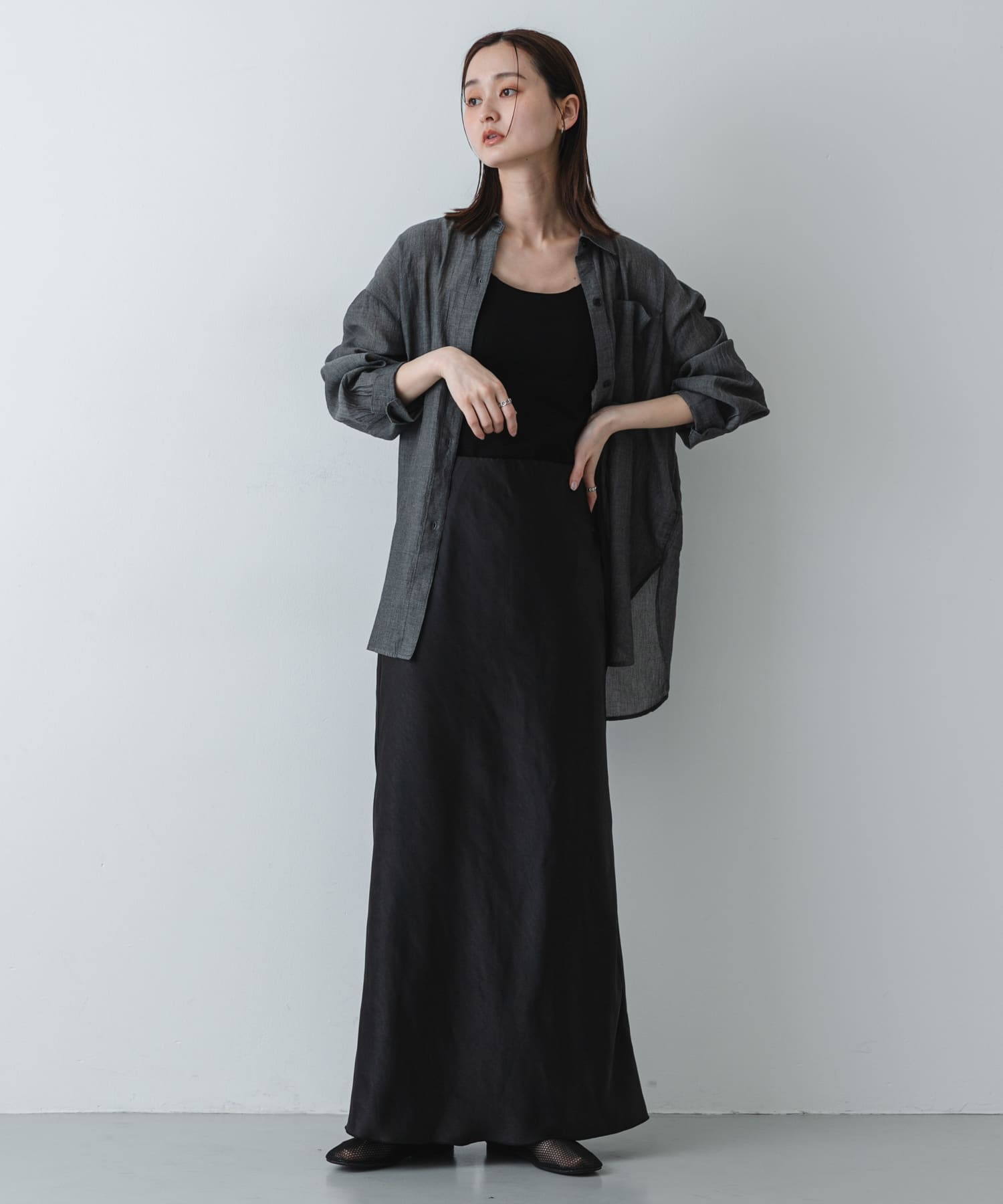 身長：169cm サイズ：one