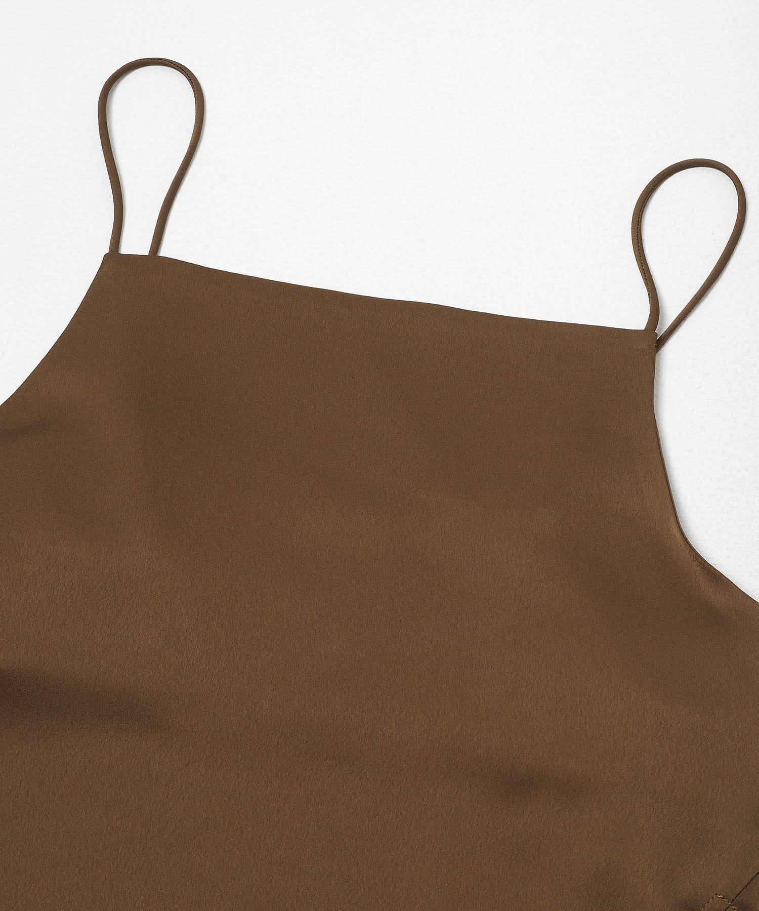 アシメリボンキャミソール BROWN One