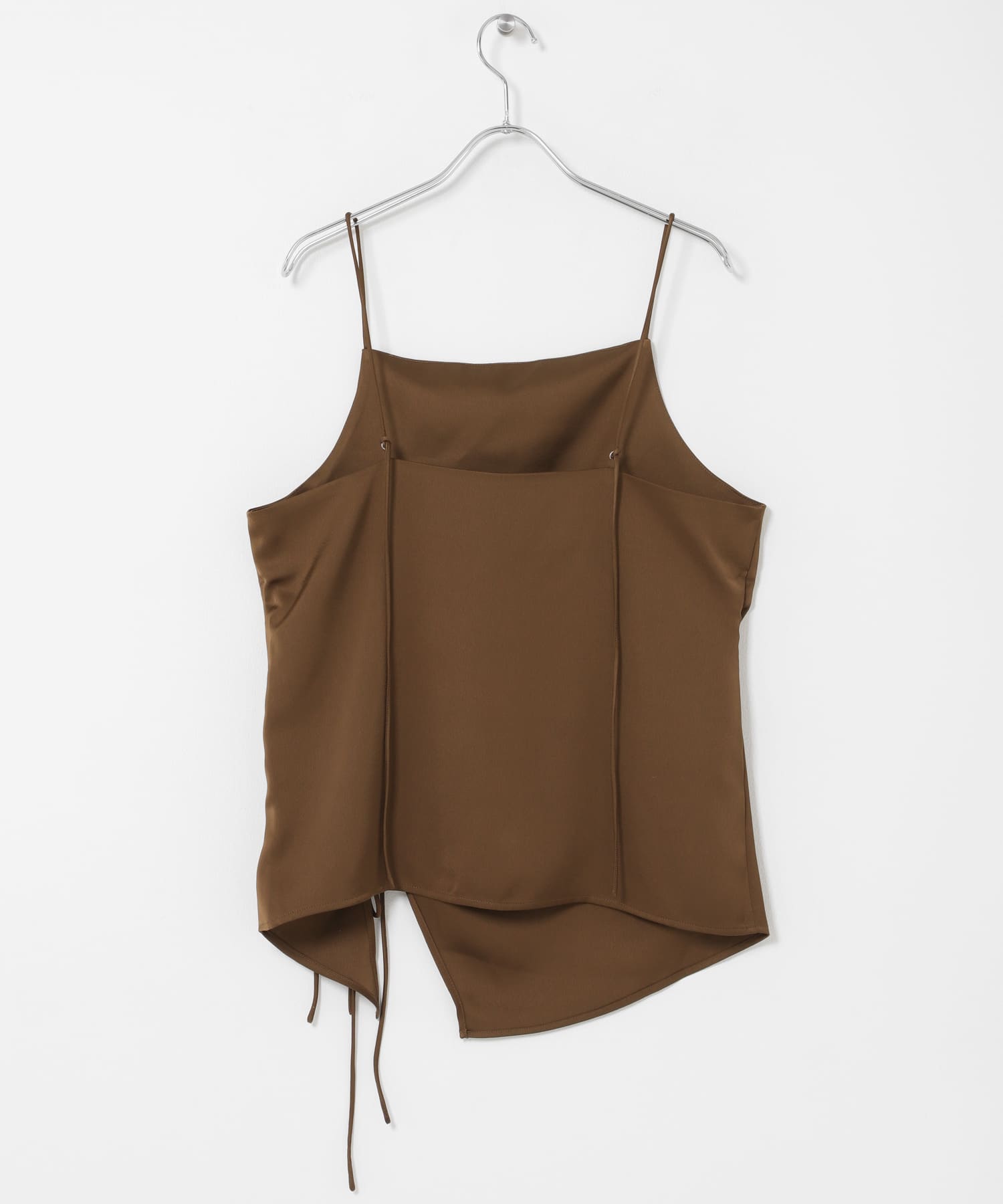 アシメリボンキャミソール BROWN One