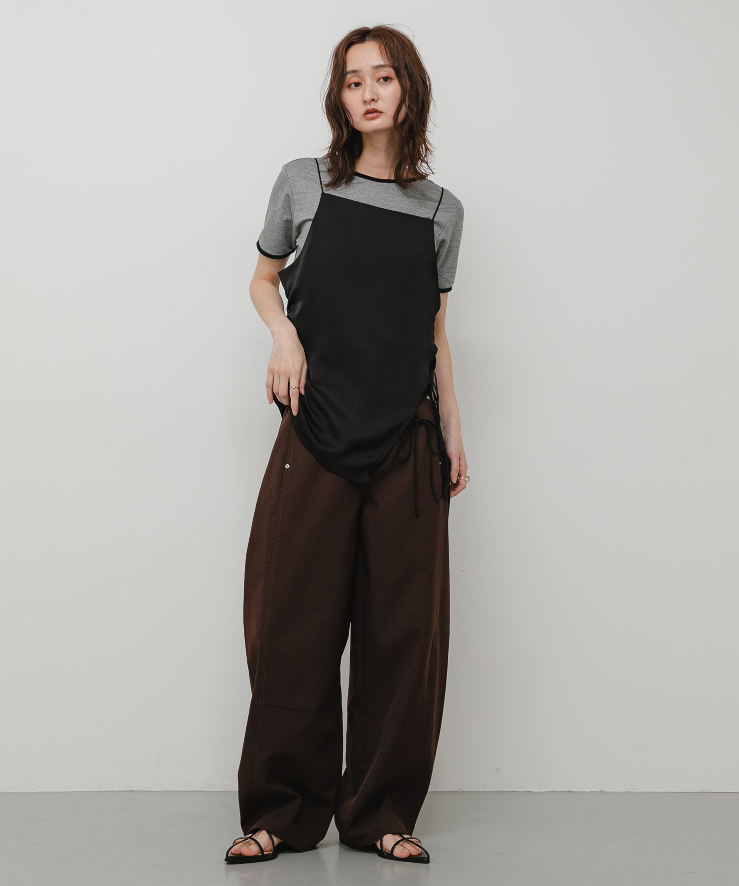 身長 : 169cm サイズ : one