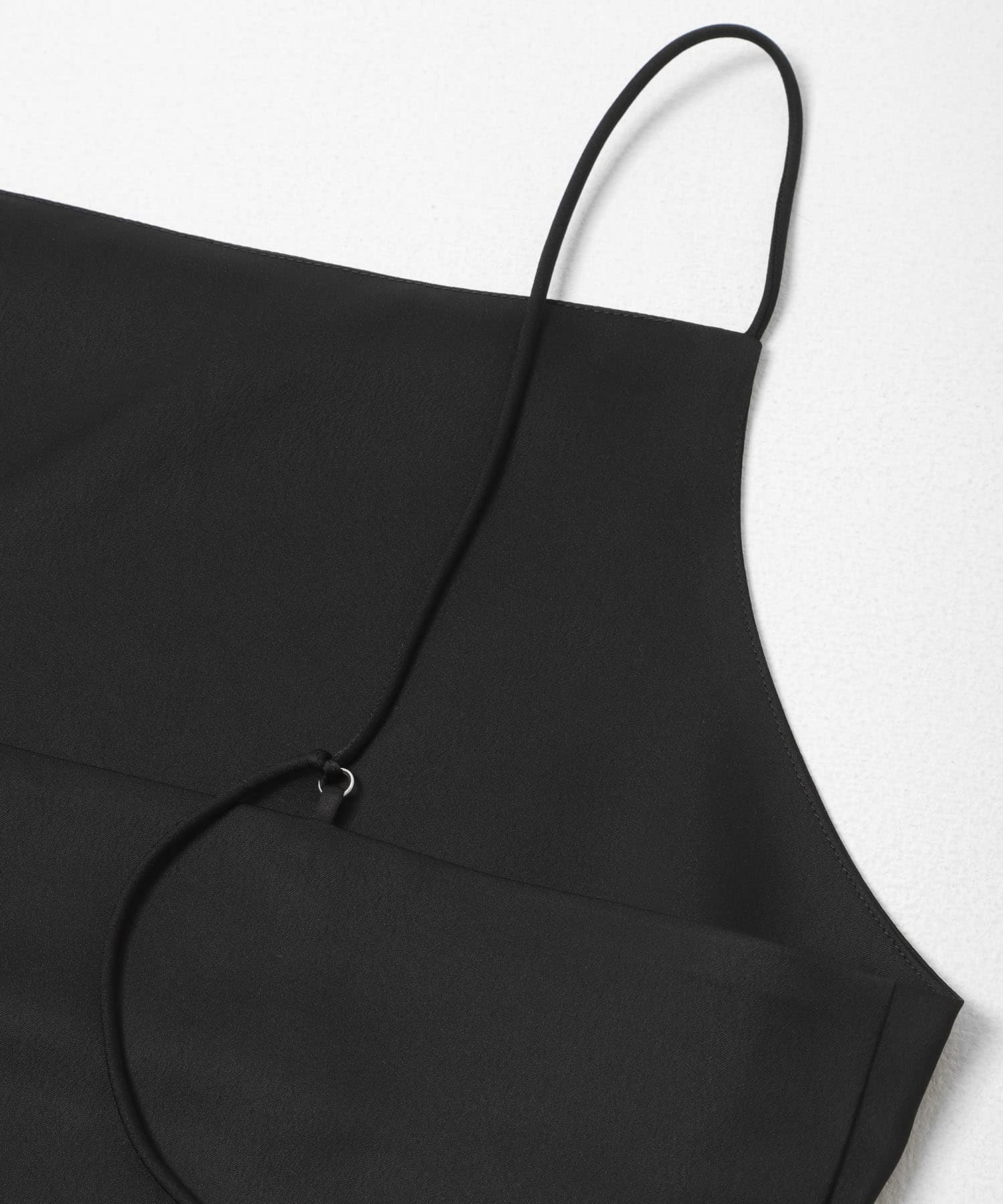 アシメリボンキャミソール BLACK One