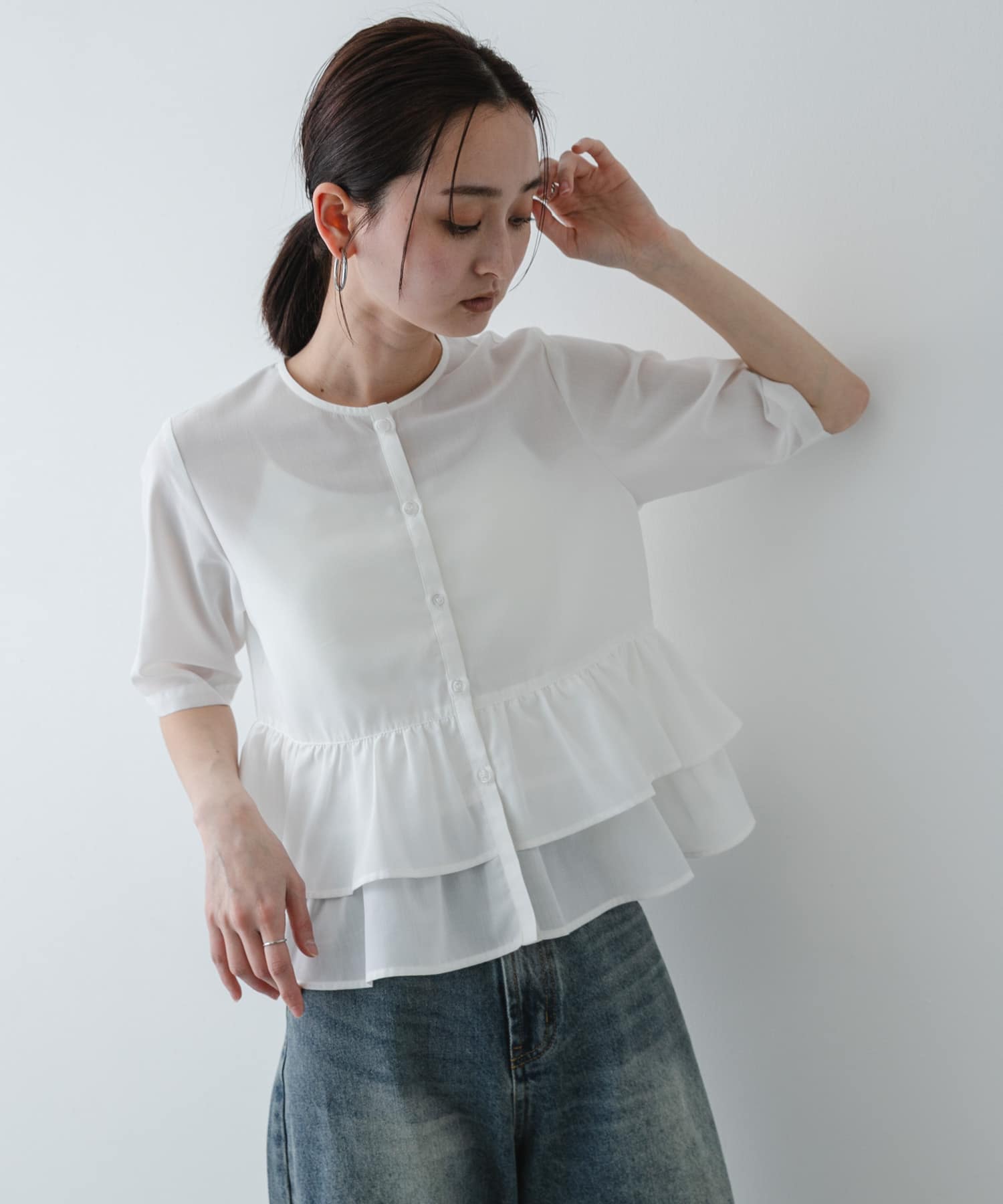 身長：169cm サイズ：one