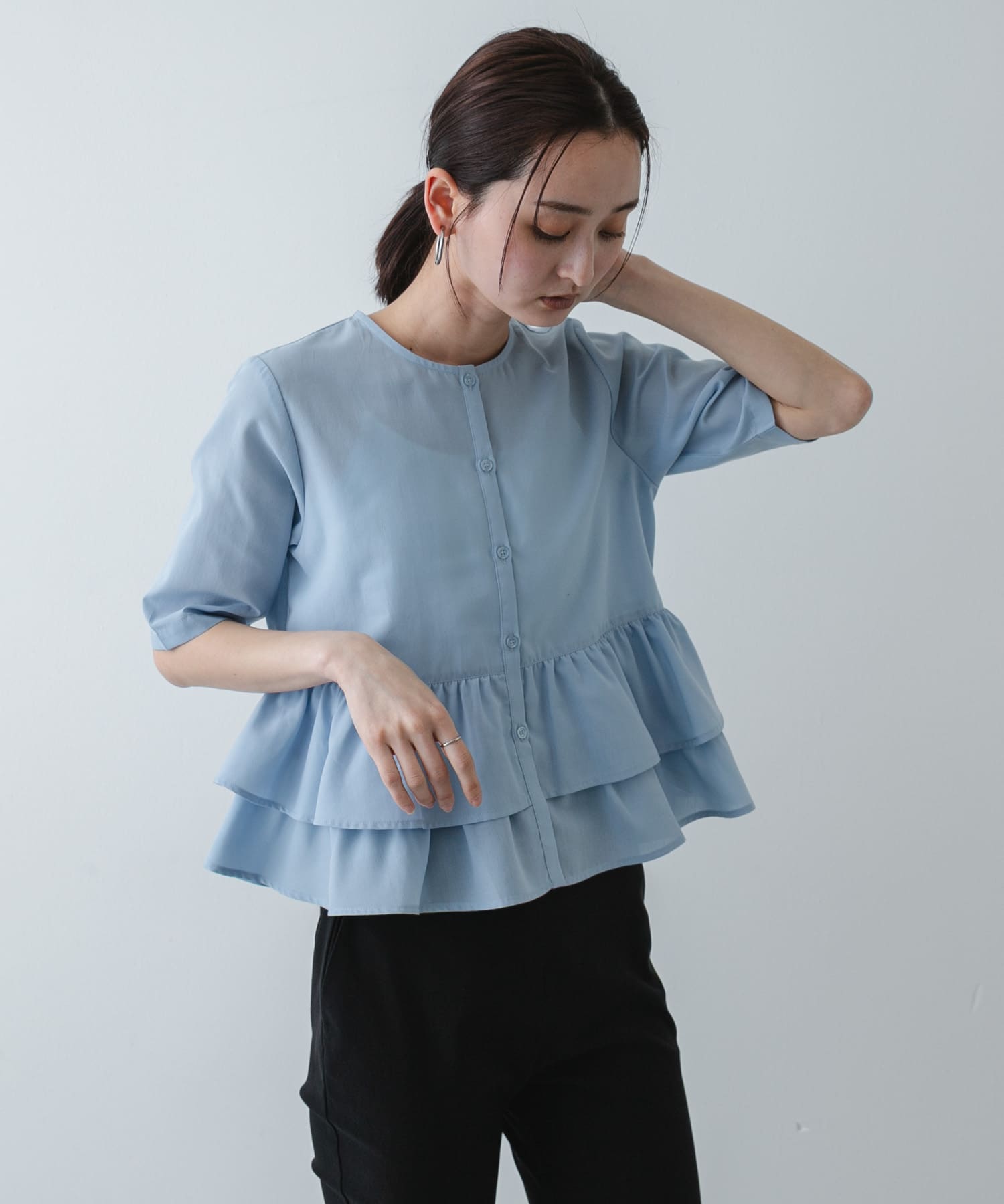 身長：169cm サイズ：one