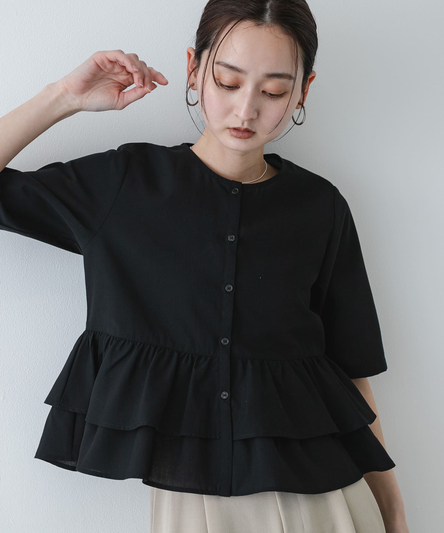 身長：169cm サイズ：one