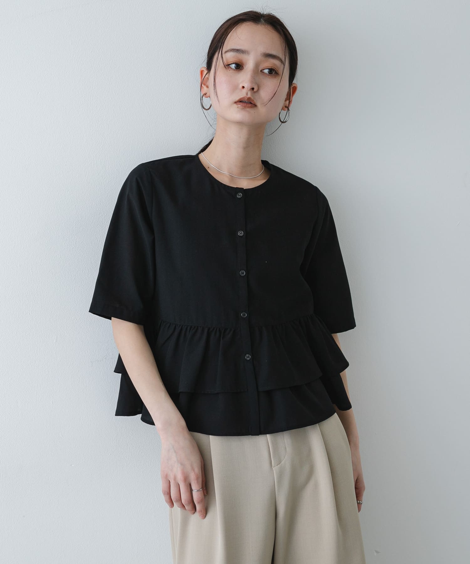 身長：169cm サイズ：one