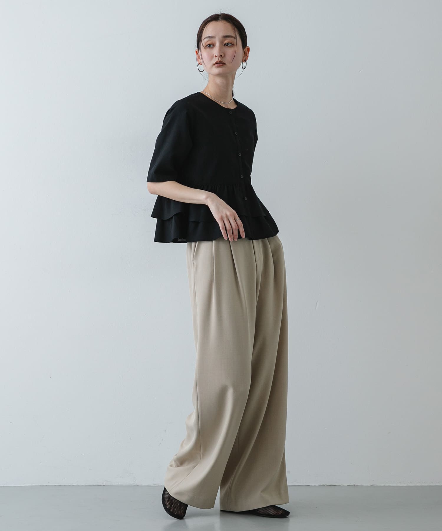 身長：169cm サイズ：one