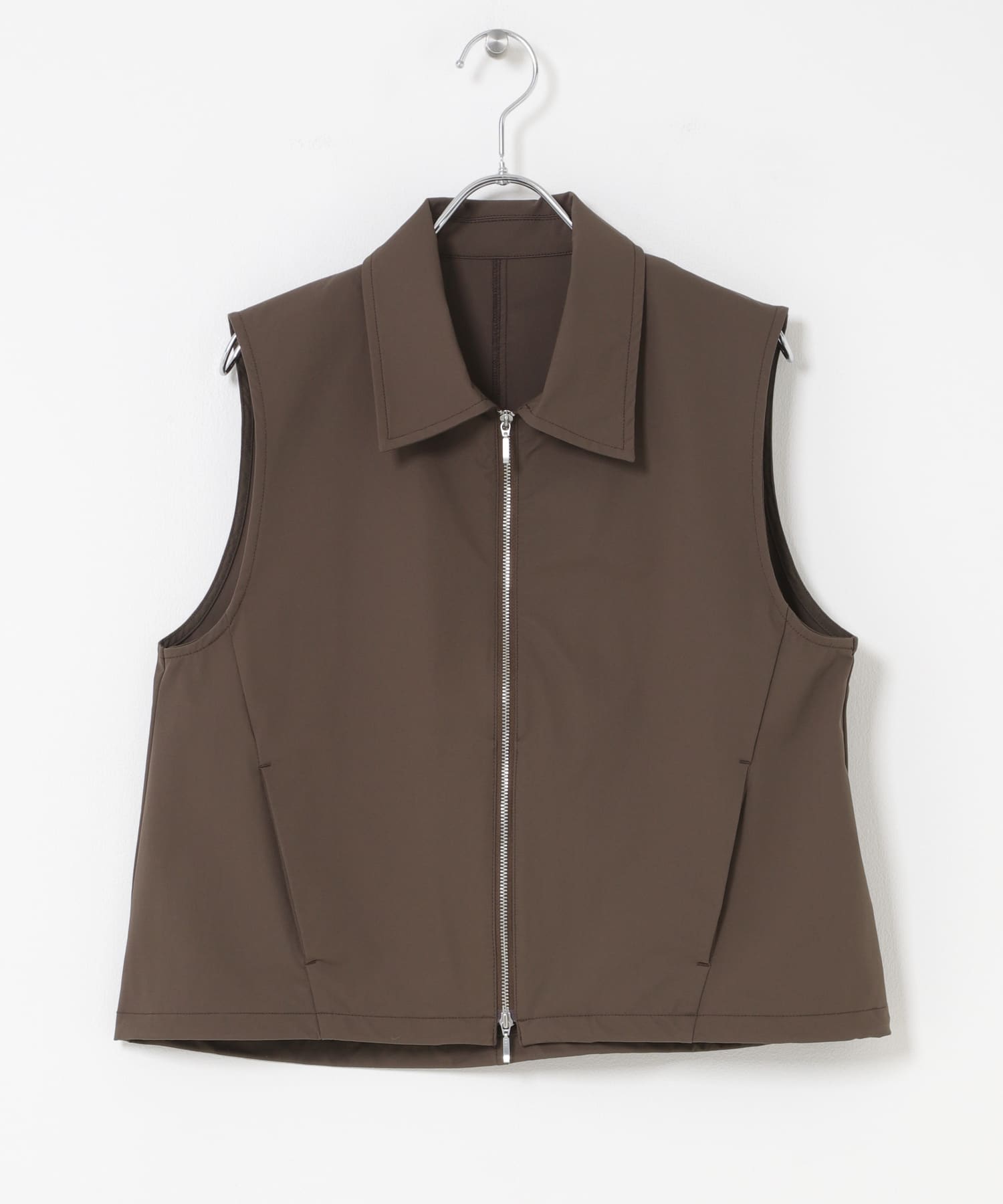 撥水エリツキドロストトップ BROWN One