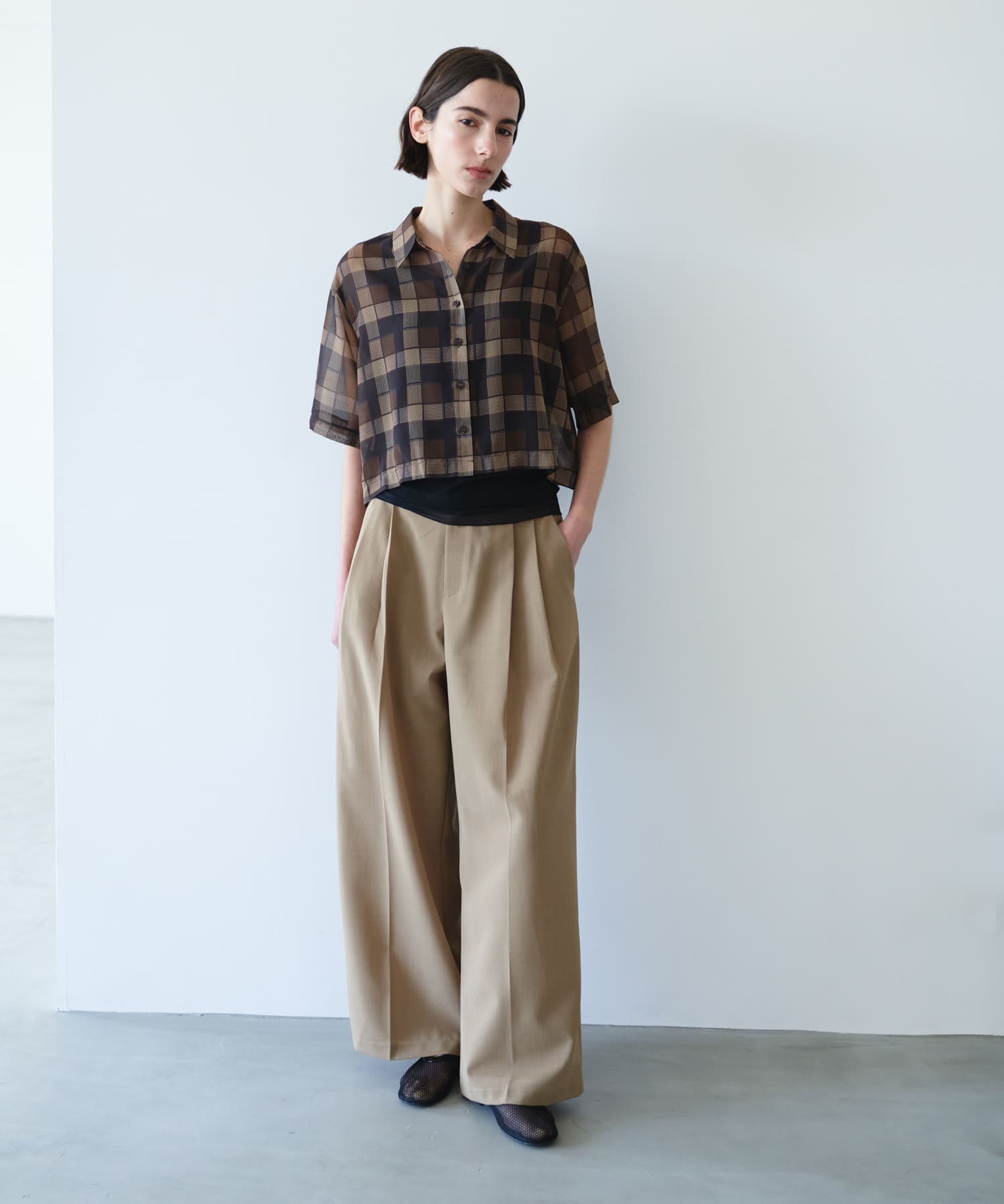 身長：173cm サイズ：one