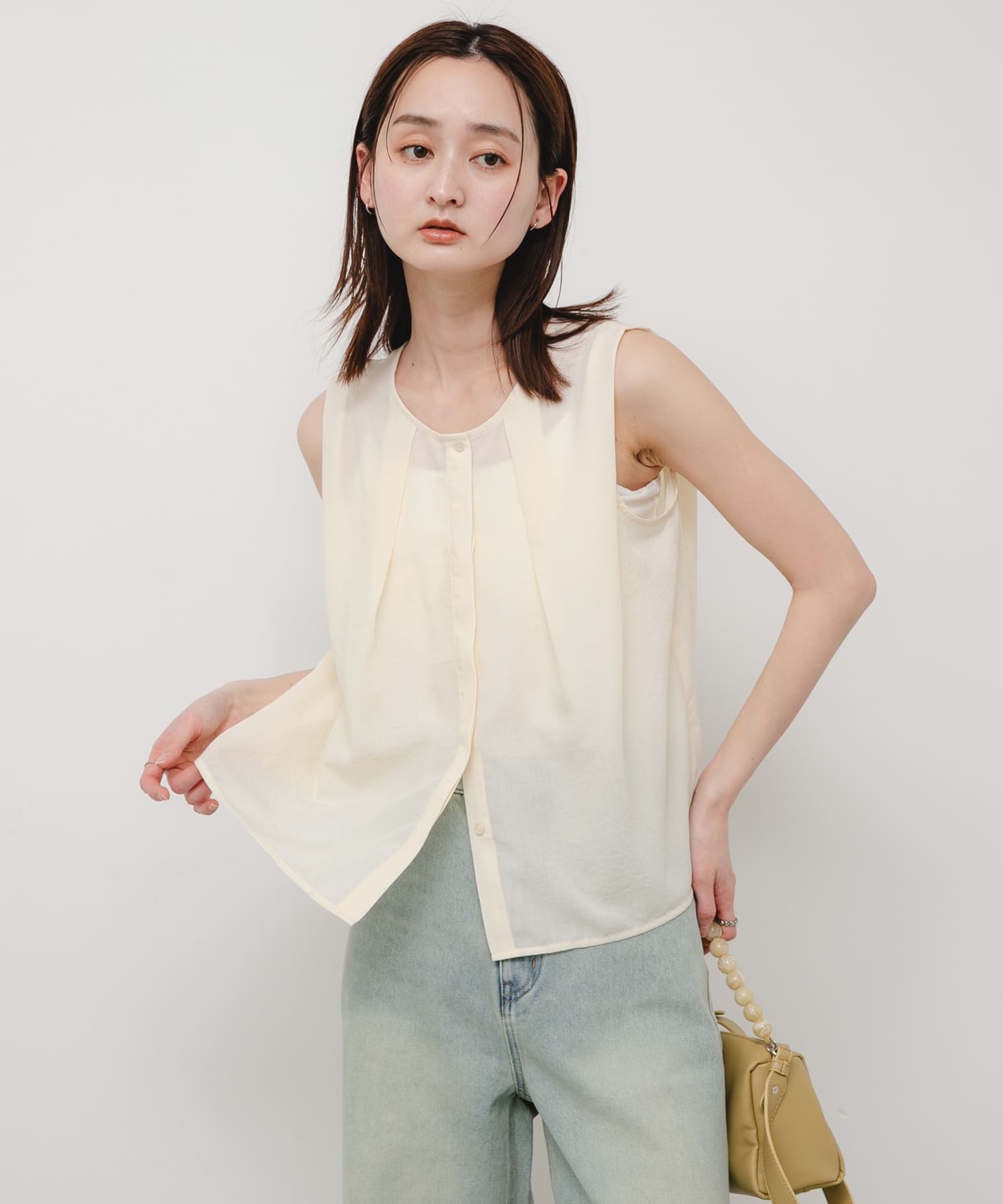 身長：169cm サイズ：one