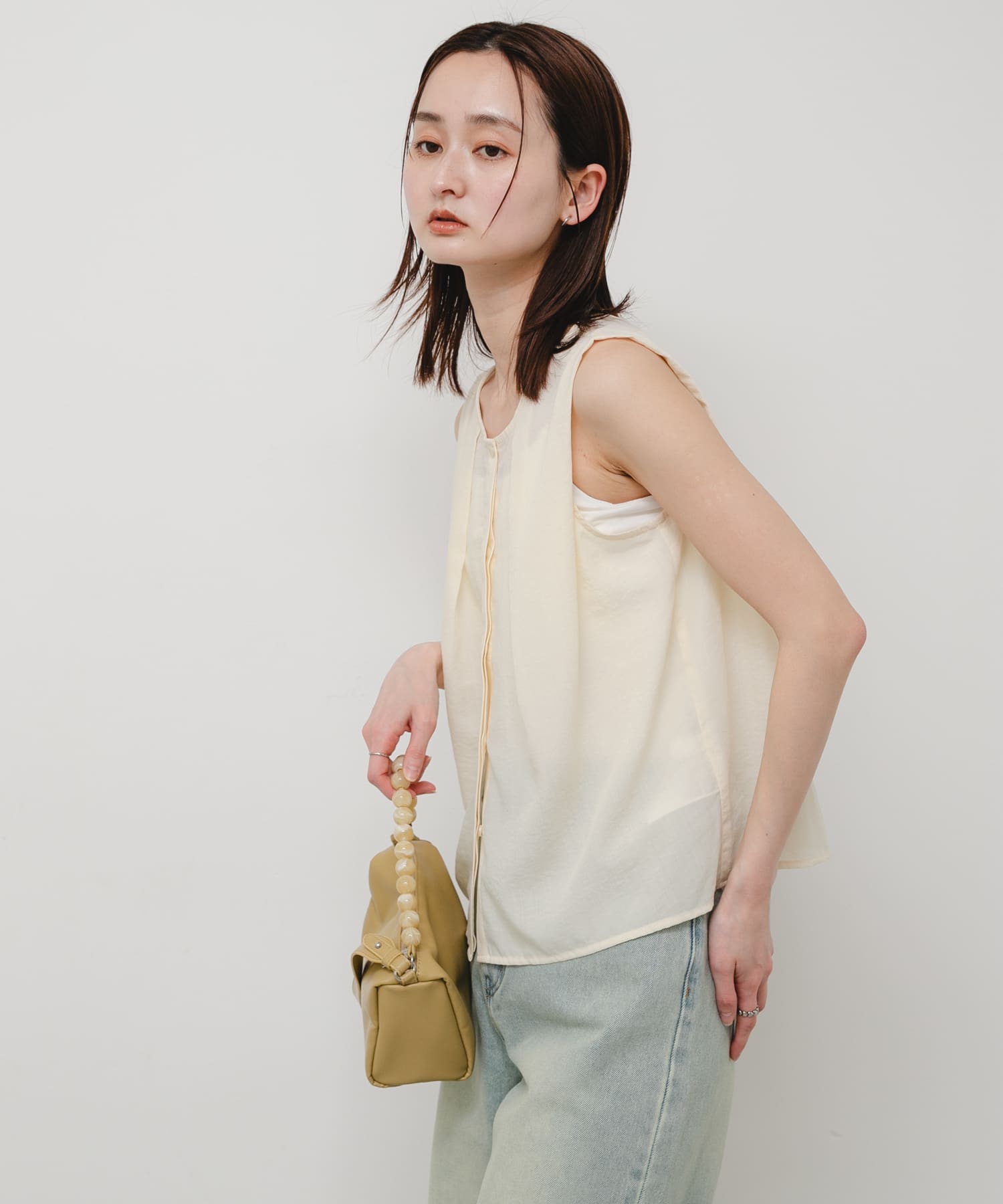 身長：169cm サイズ：one