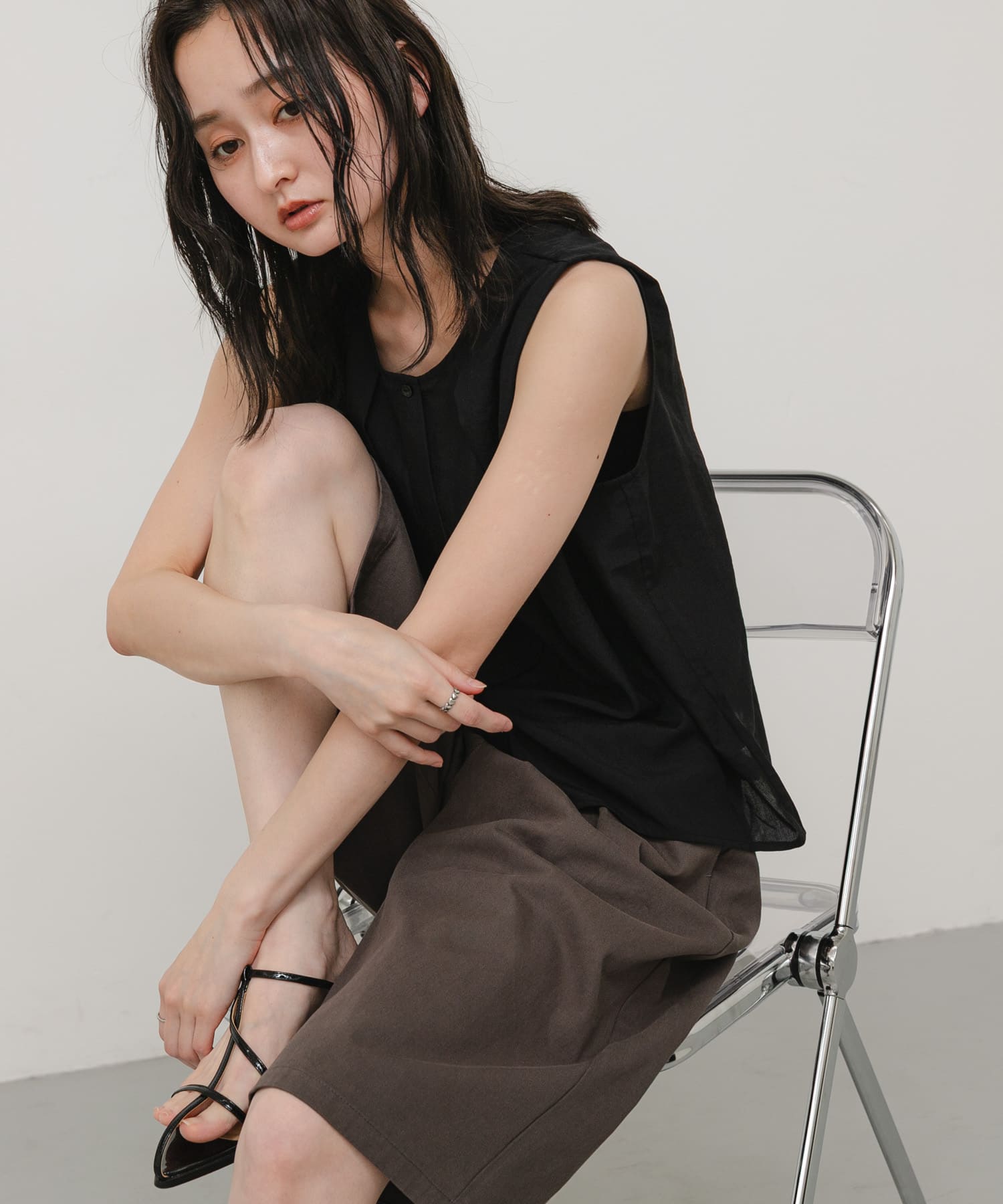 身長：169cm サイズ：one