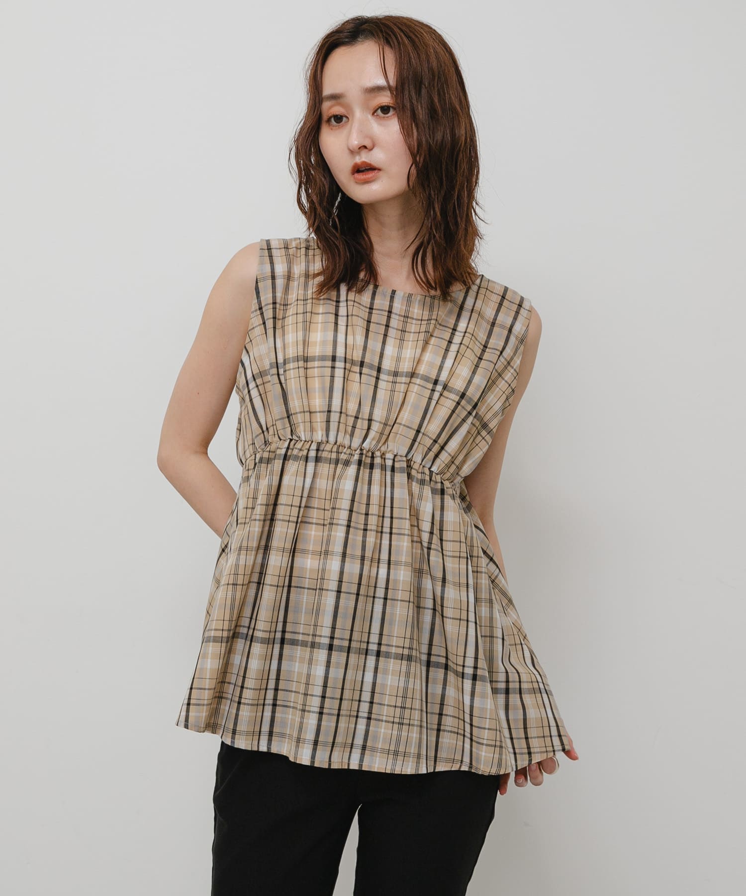 身長：169cm サイズ：one