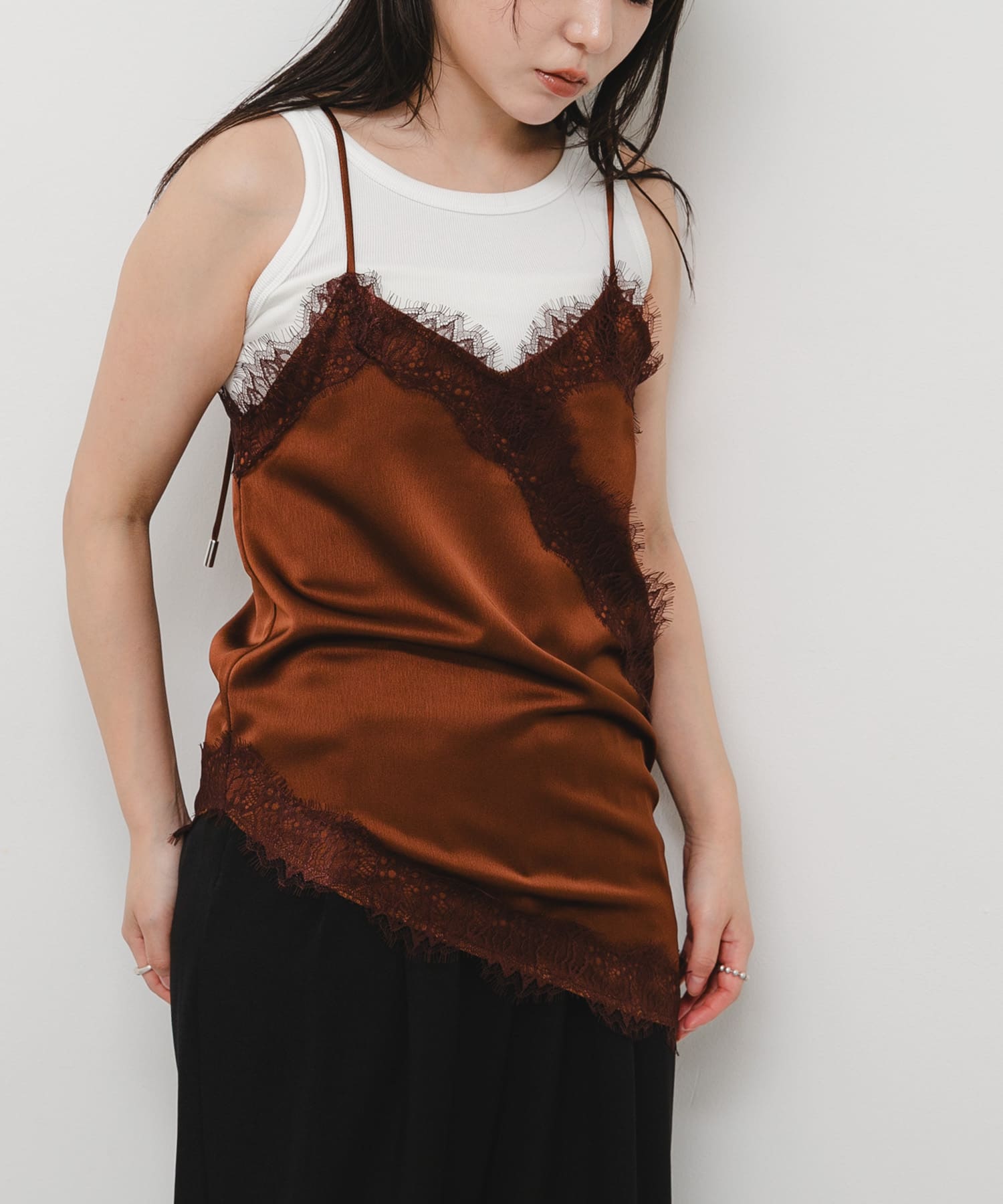 身長：158cm サイズ：one