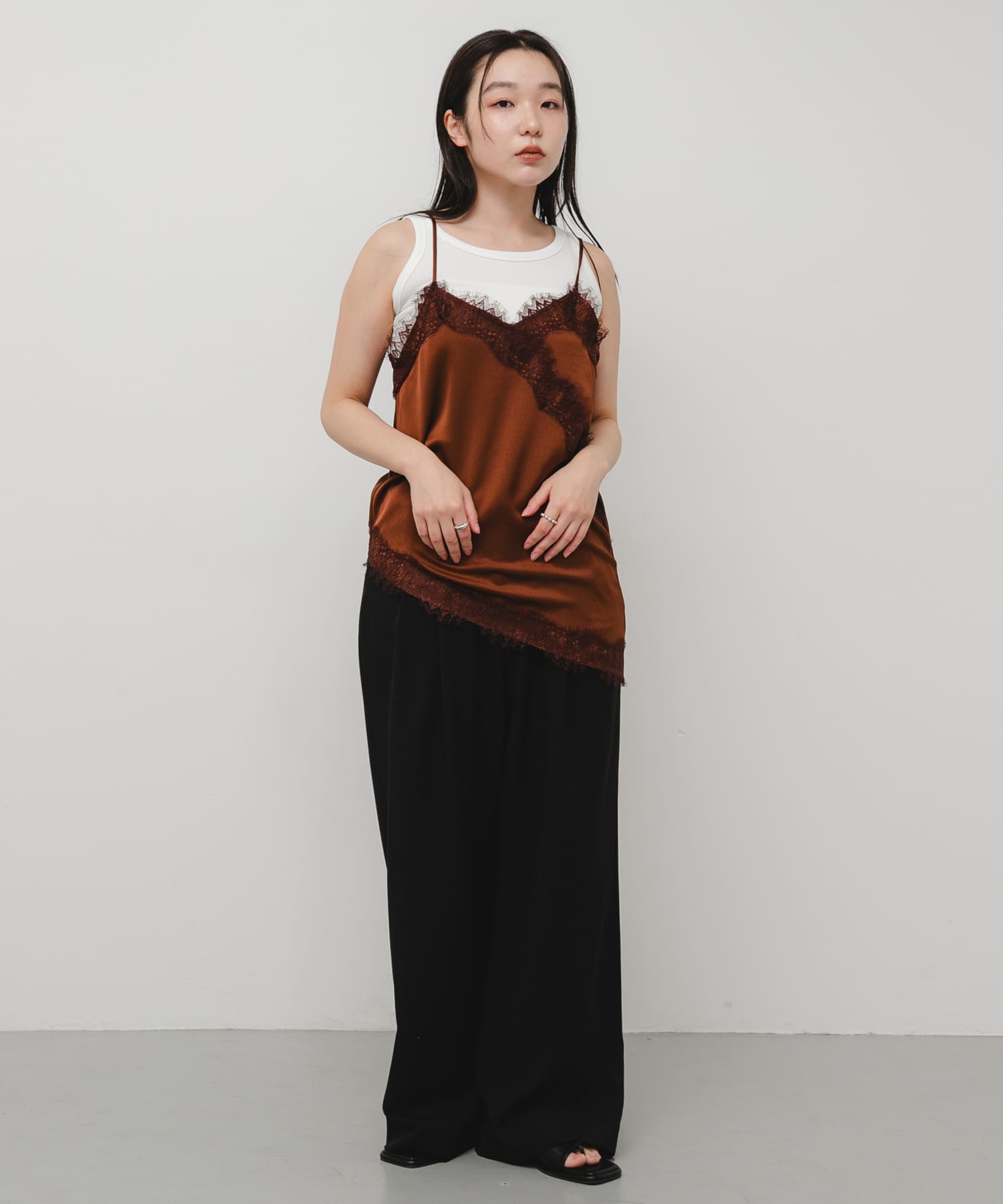 身長：158cm サイズ：one