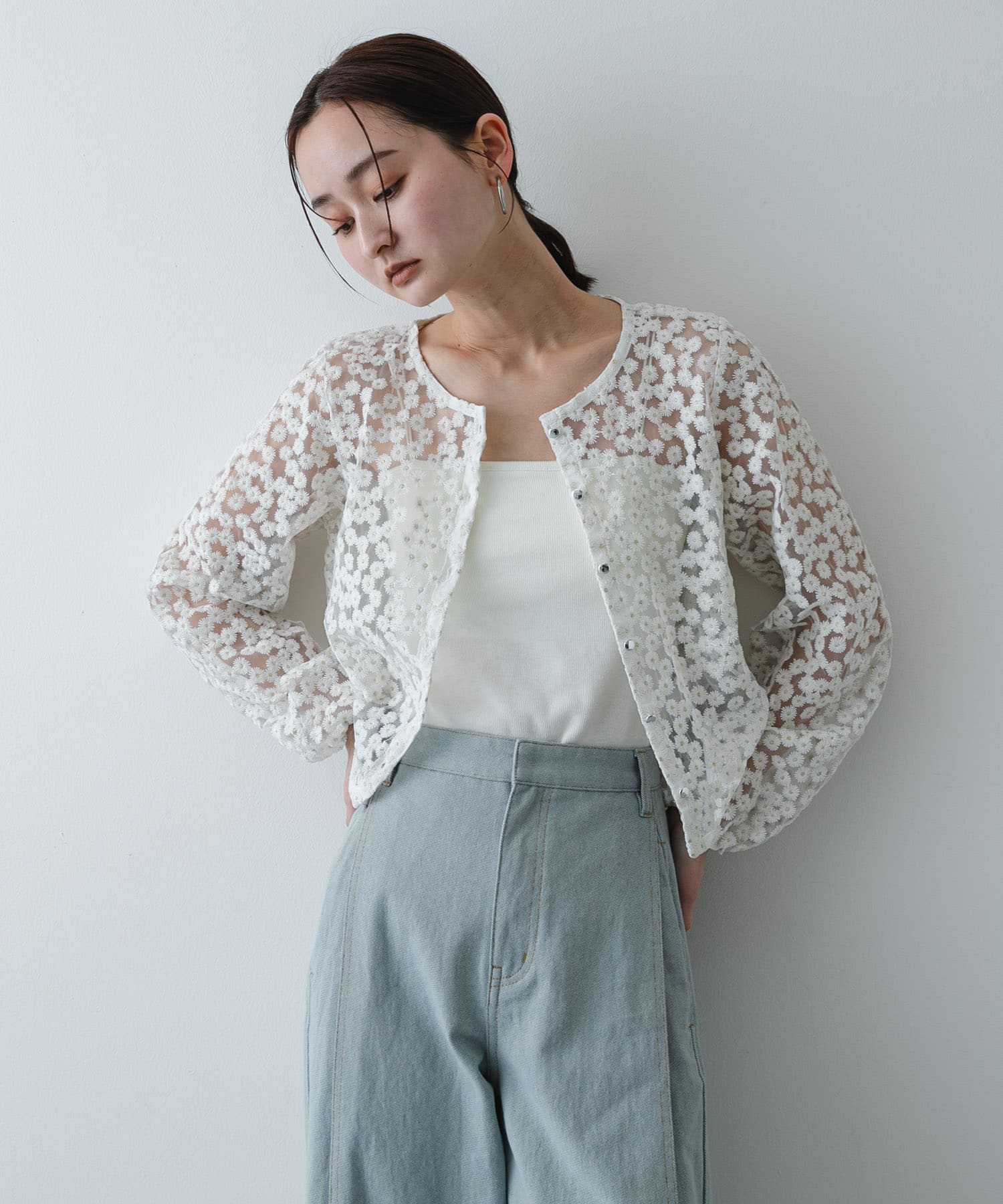 身長：169cm サイズ：one