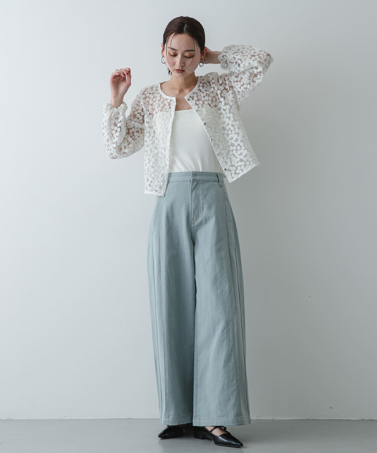 身長：169cm サイズ：one