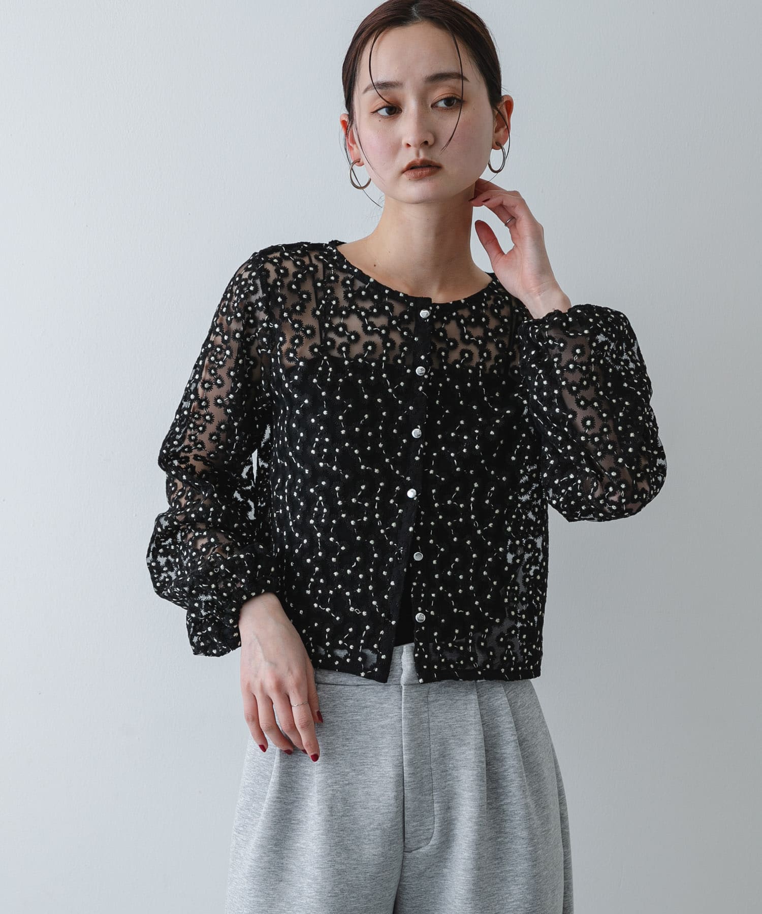 身長：169cm サイズ：one