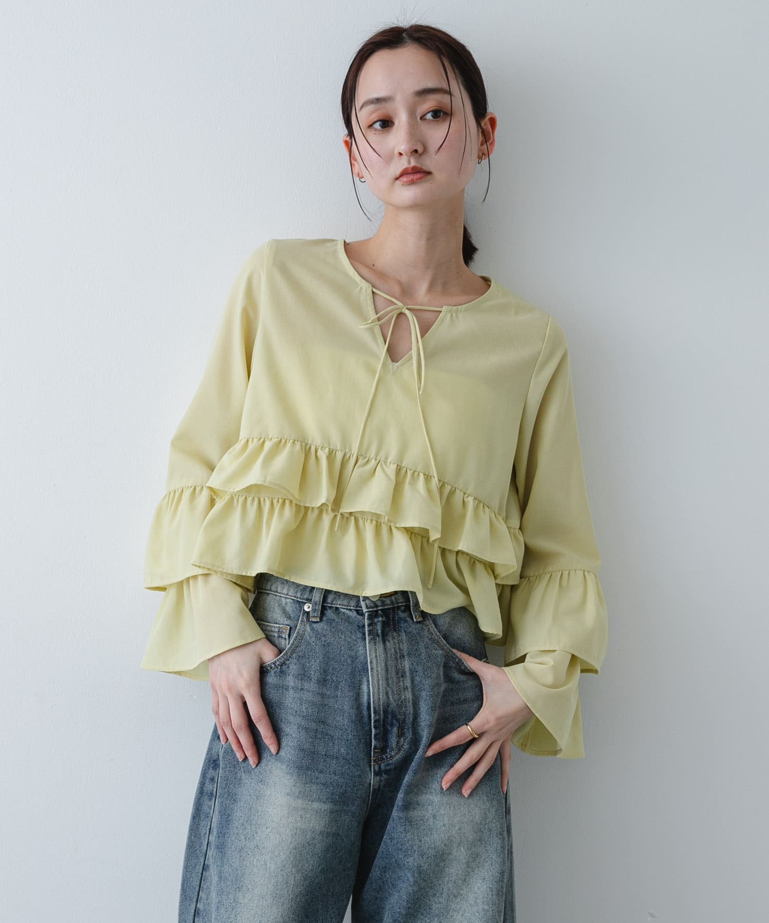 身長：169cm サイズ：one