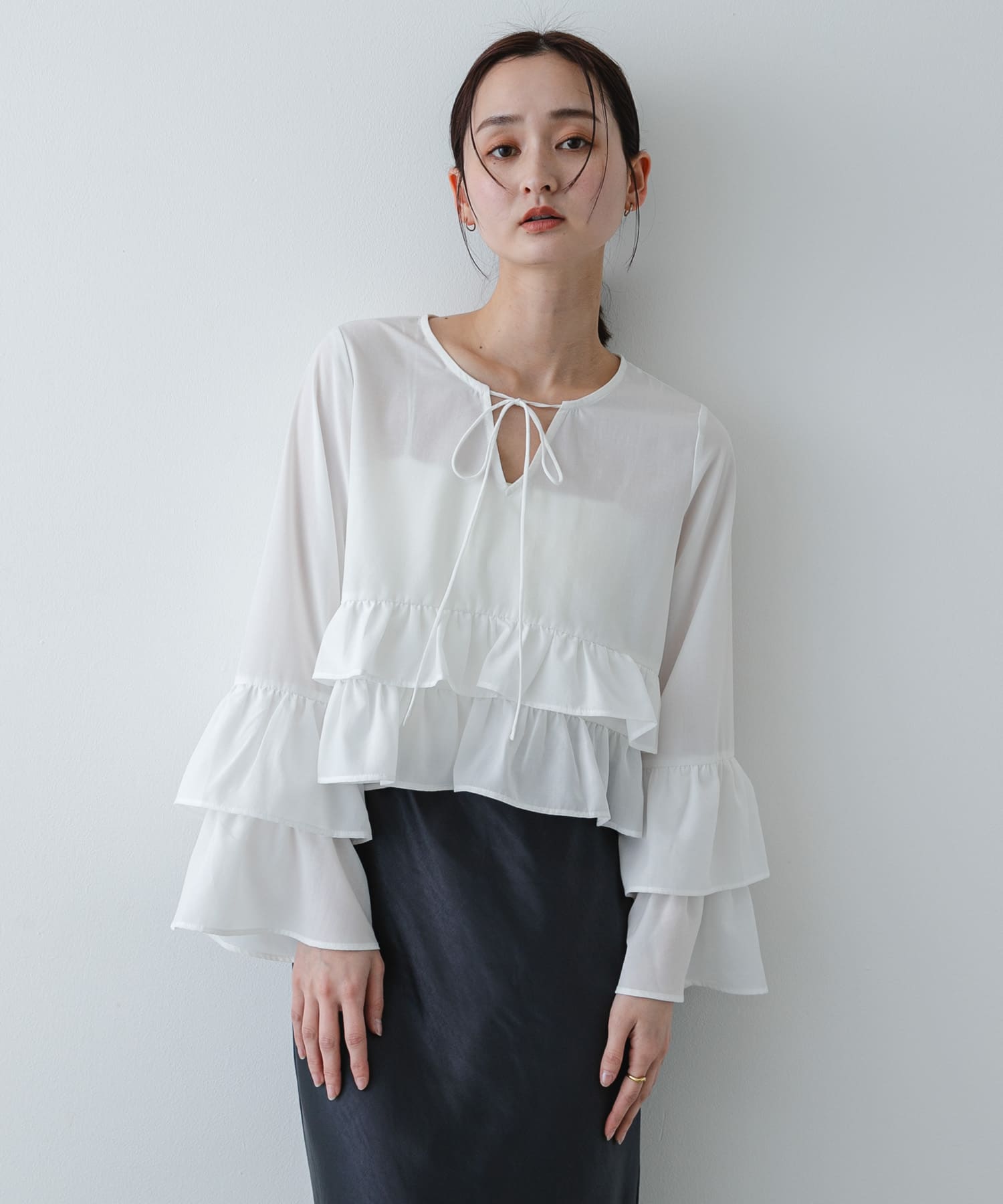 身長：169cm サイズ：one