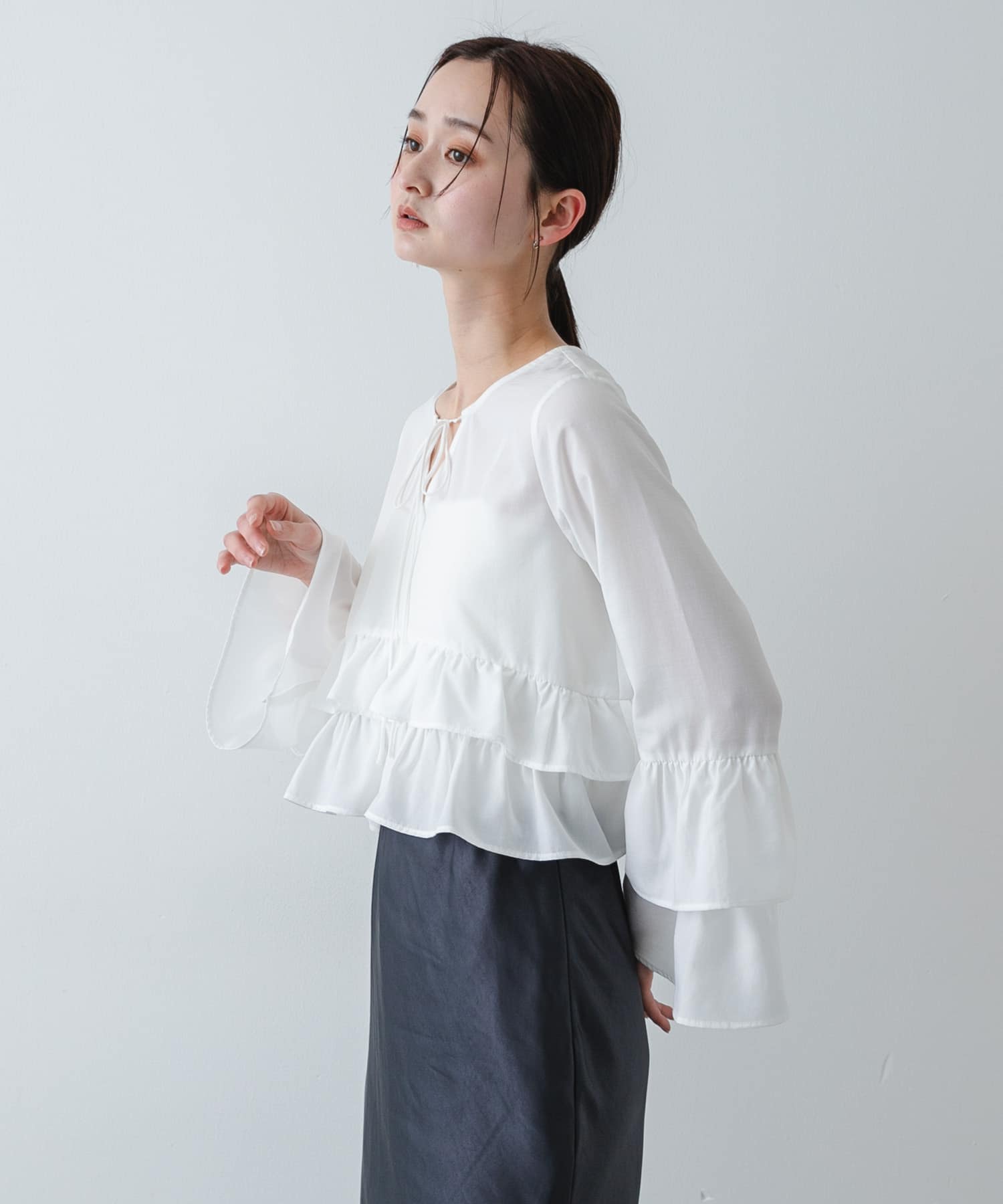 身長：169cm サイズ：one