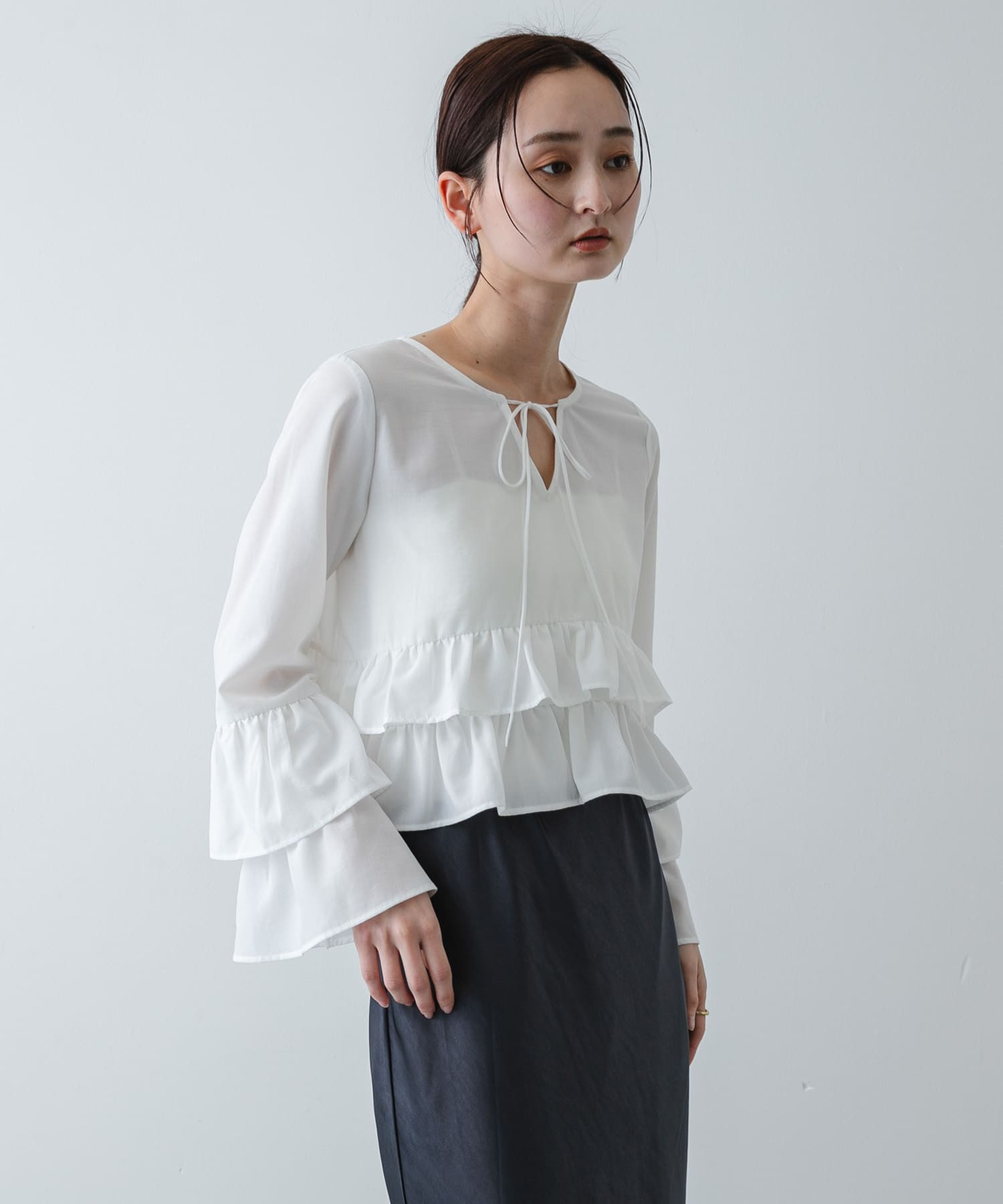 身長：169cm サイズ：one
