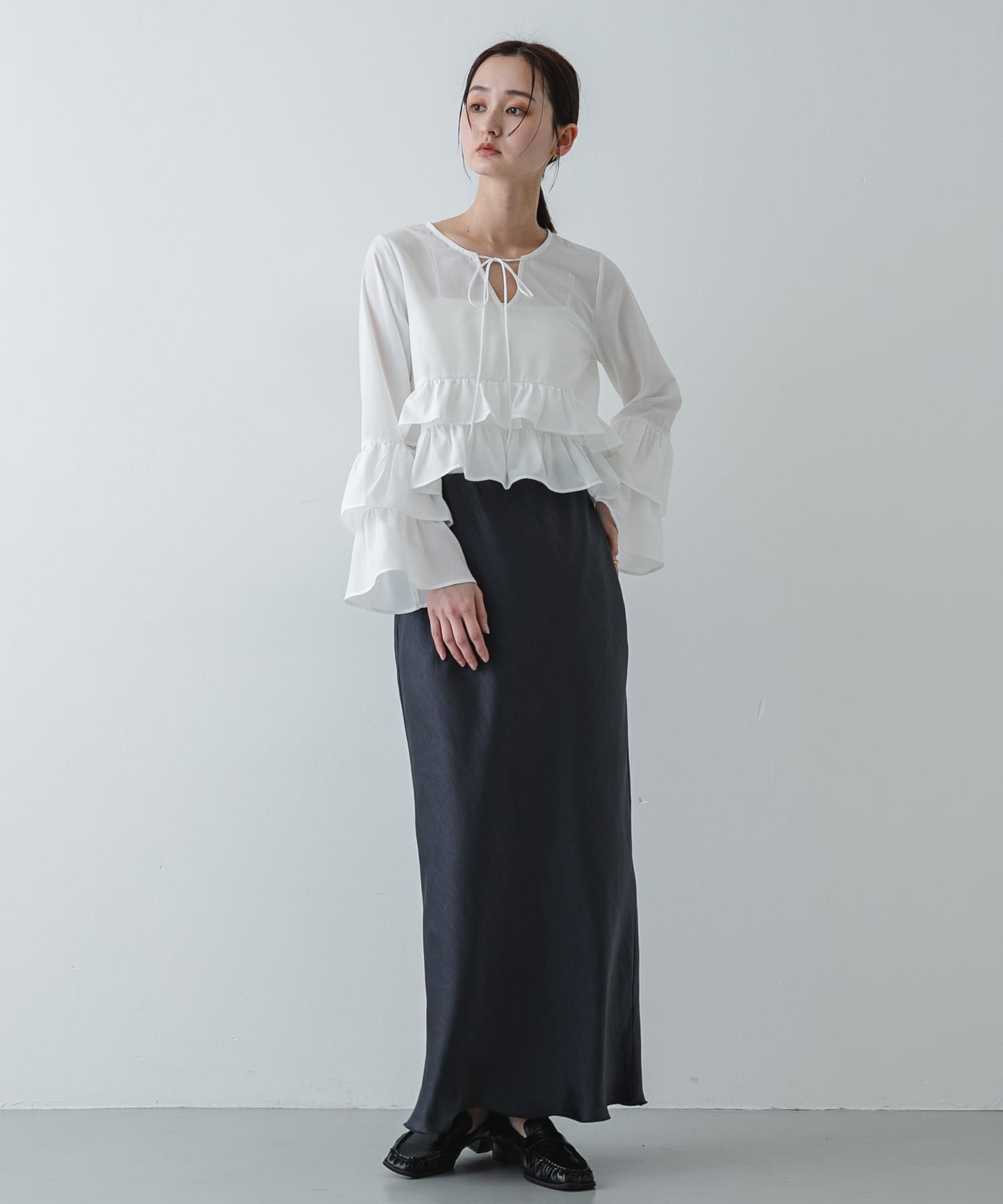 身長：169cm サイズ：one