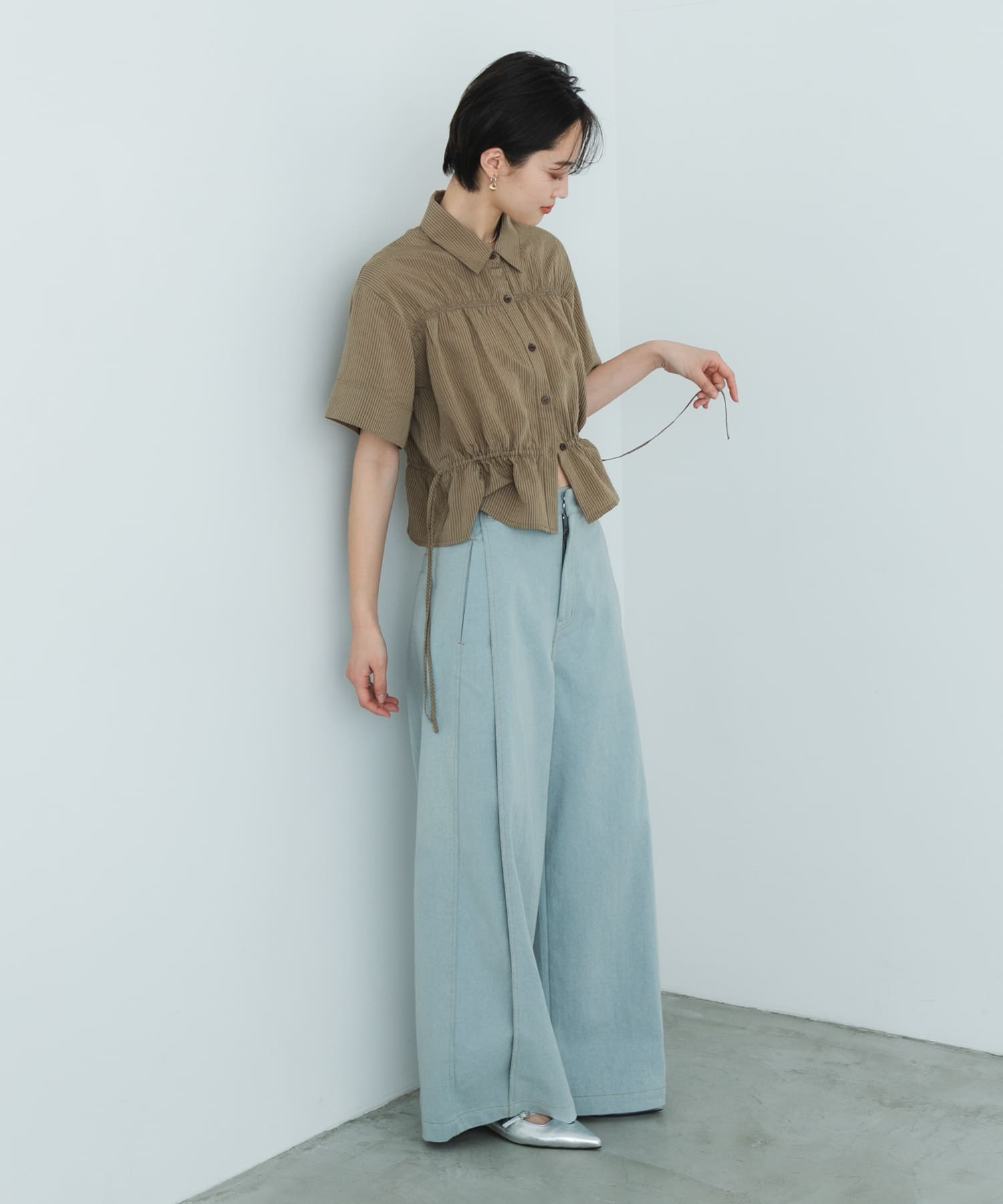 身長：166cm サイズ：one