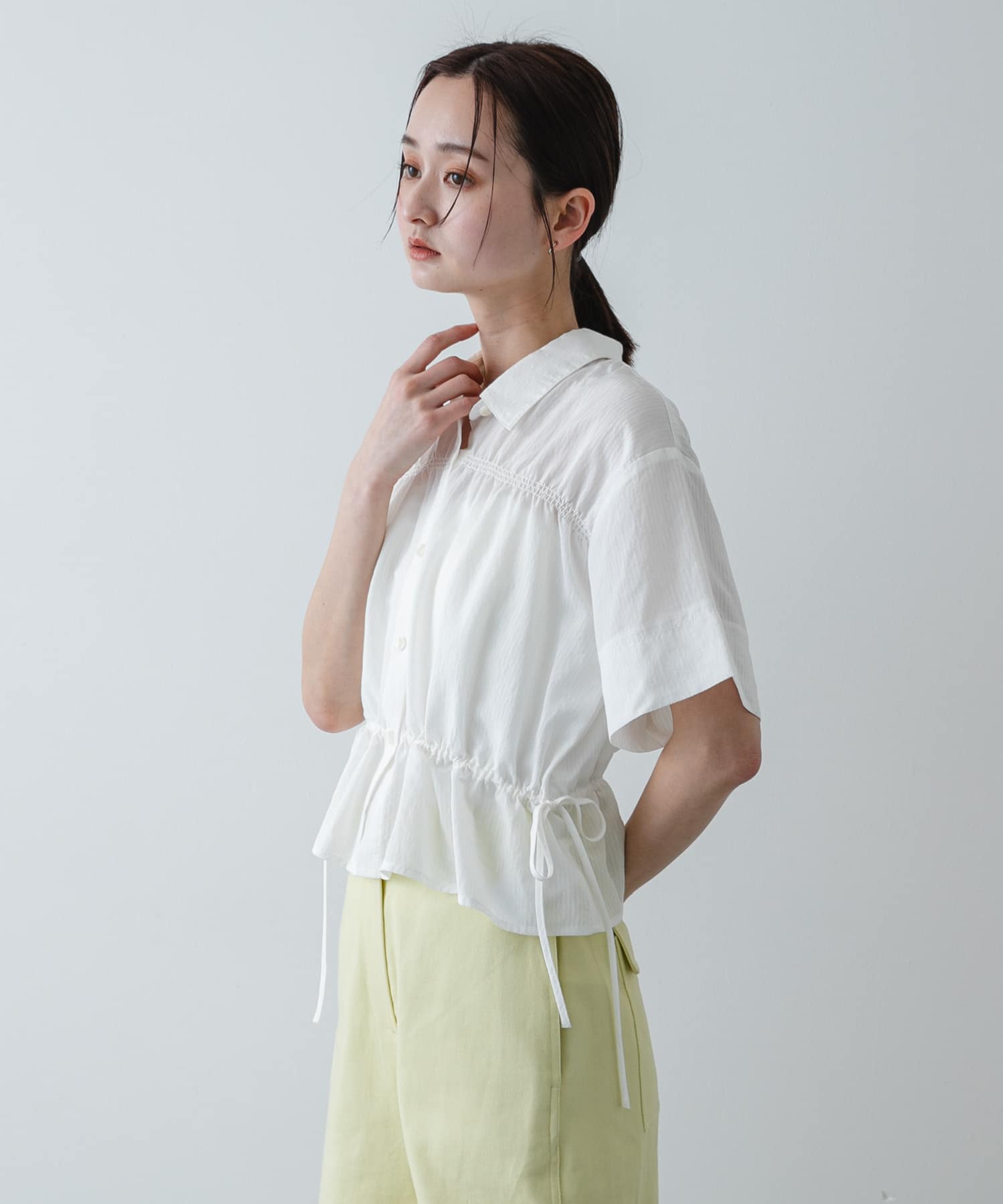 身長：169cm サイズ：one