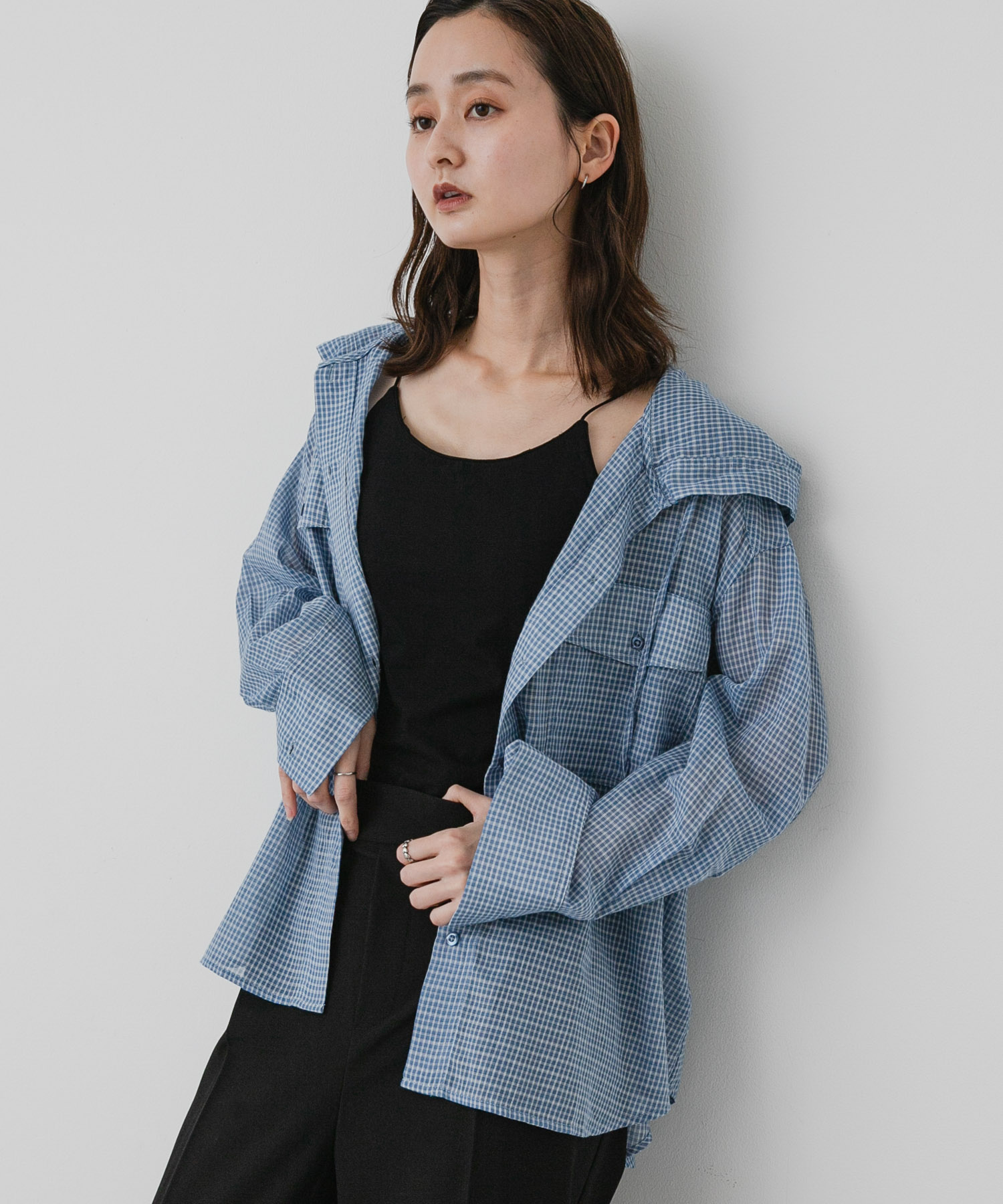 身長：169cm サイズ：one