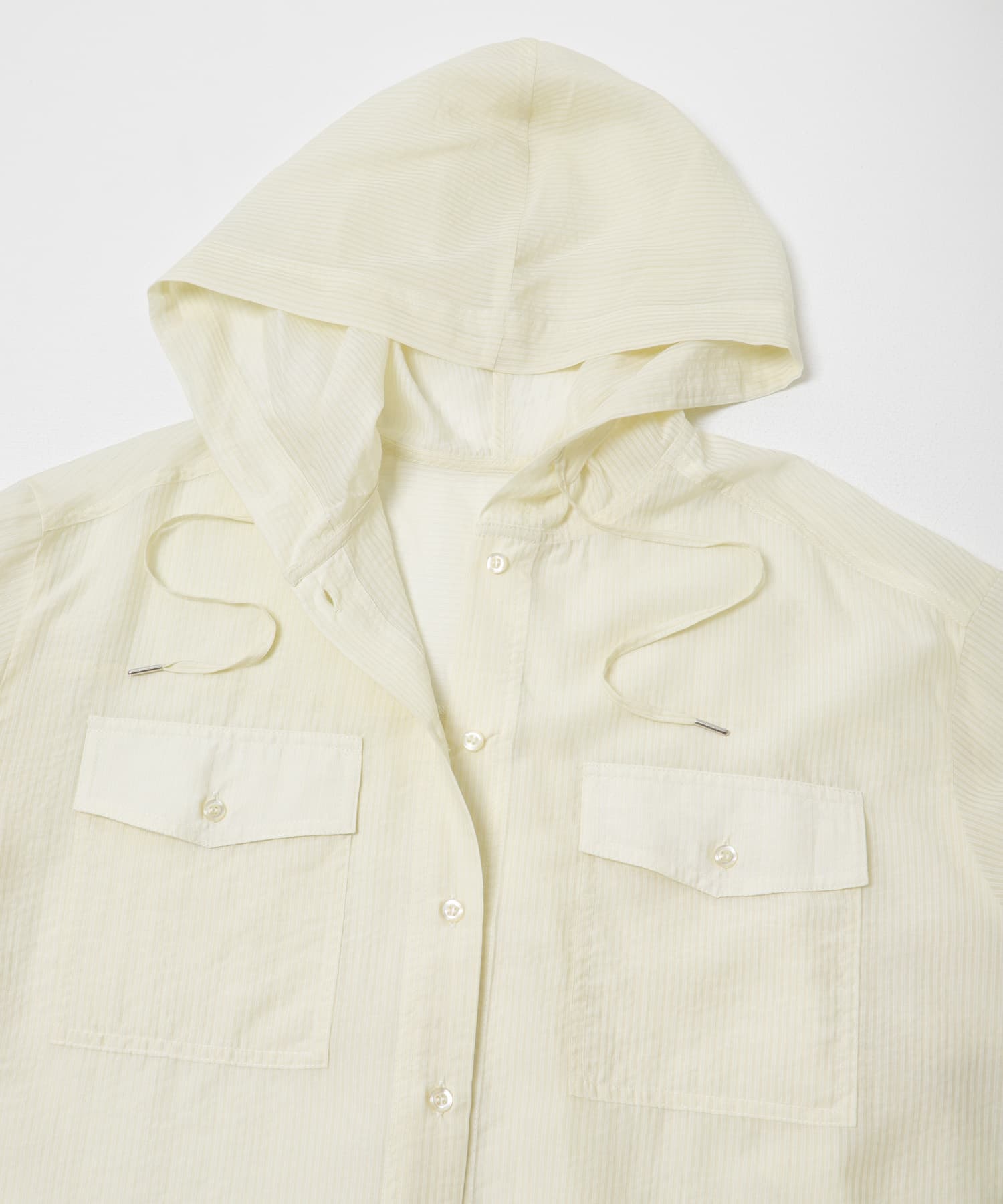 シアーフーディシャツ YELLOW One