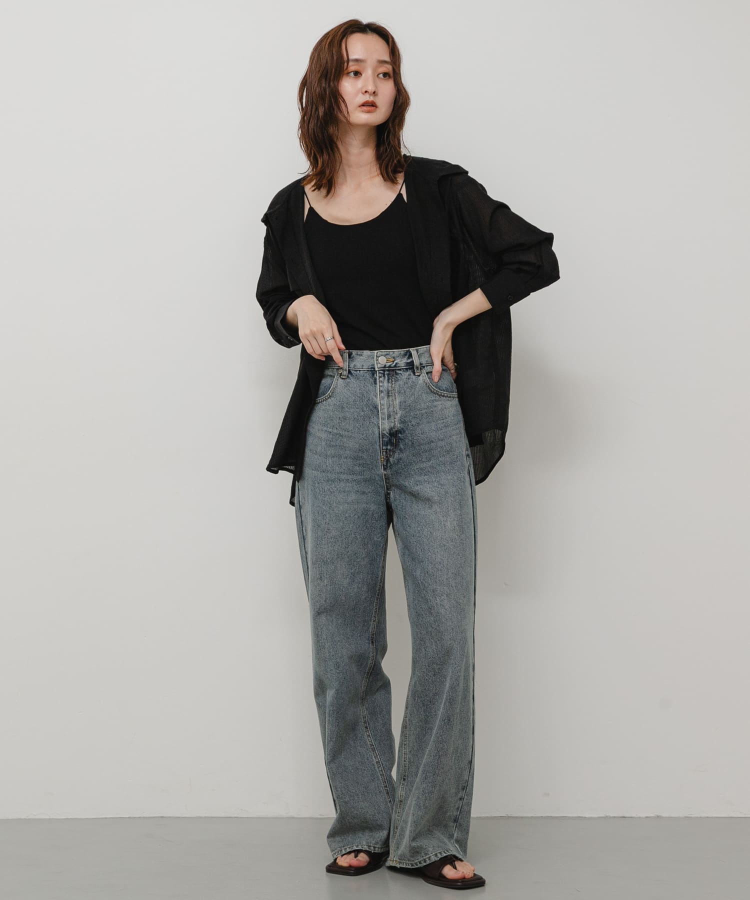 身長：169cm サイズ：one